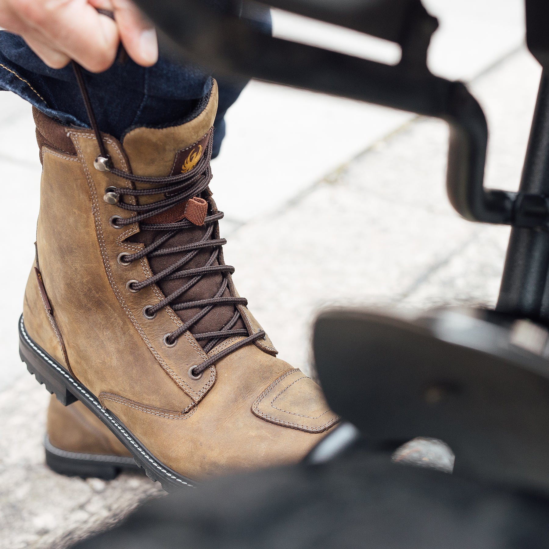 Merlin G24 Drax 2 D3O Boots Brown FREE UK Delivery, FREE 365 Day Returns | Moto Central