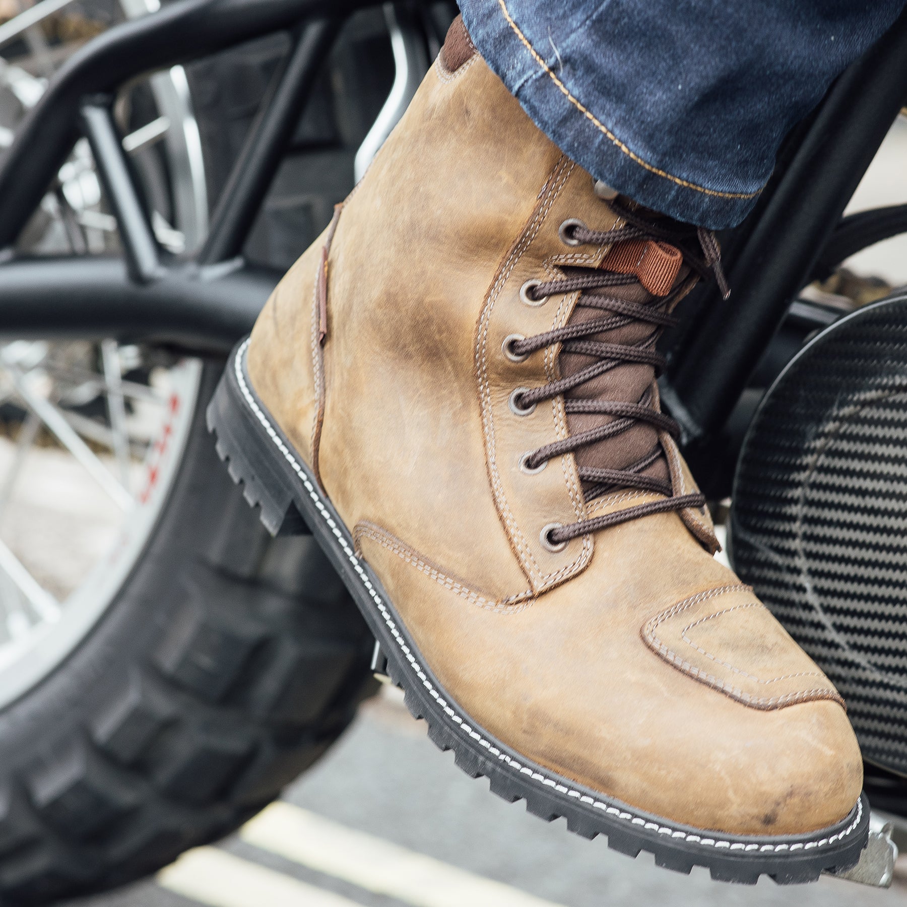 Merlin G24 Drax 2 D3O Boots Brown FREE UK Delivery, FREE 365 Day Returns | Moto Central