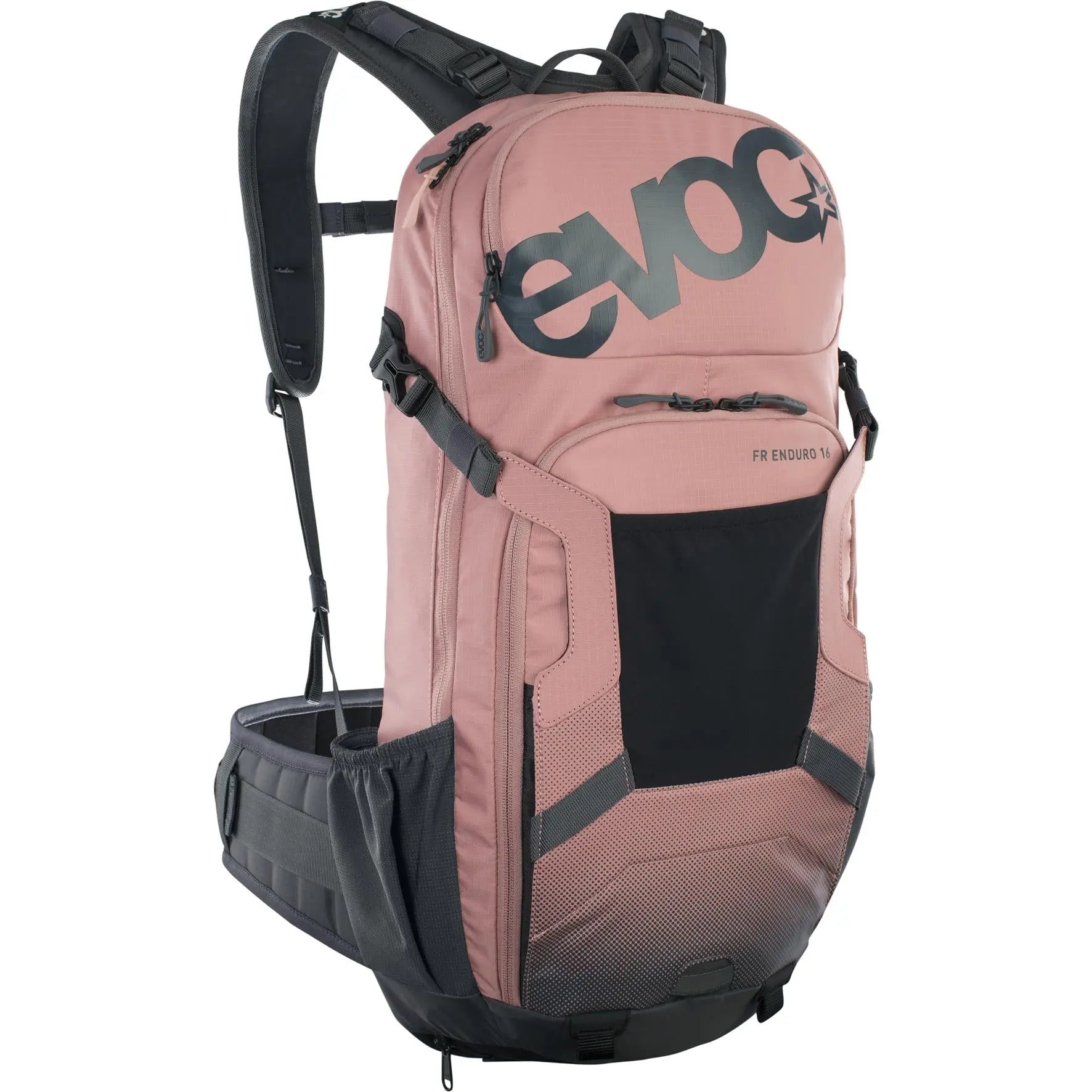 Evoc FR Enduro Protector Backpack Dusty Pink / Carbon Grey - FREE UK Shipping, FREE 365 Day Returns | Moto Central