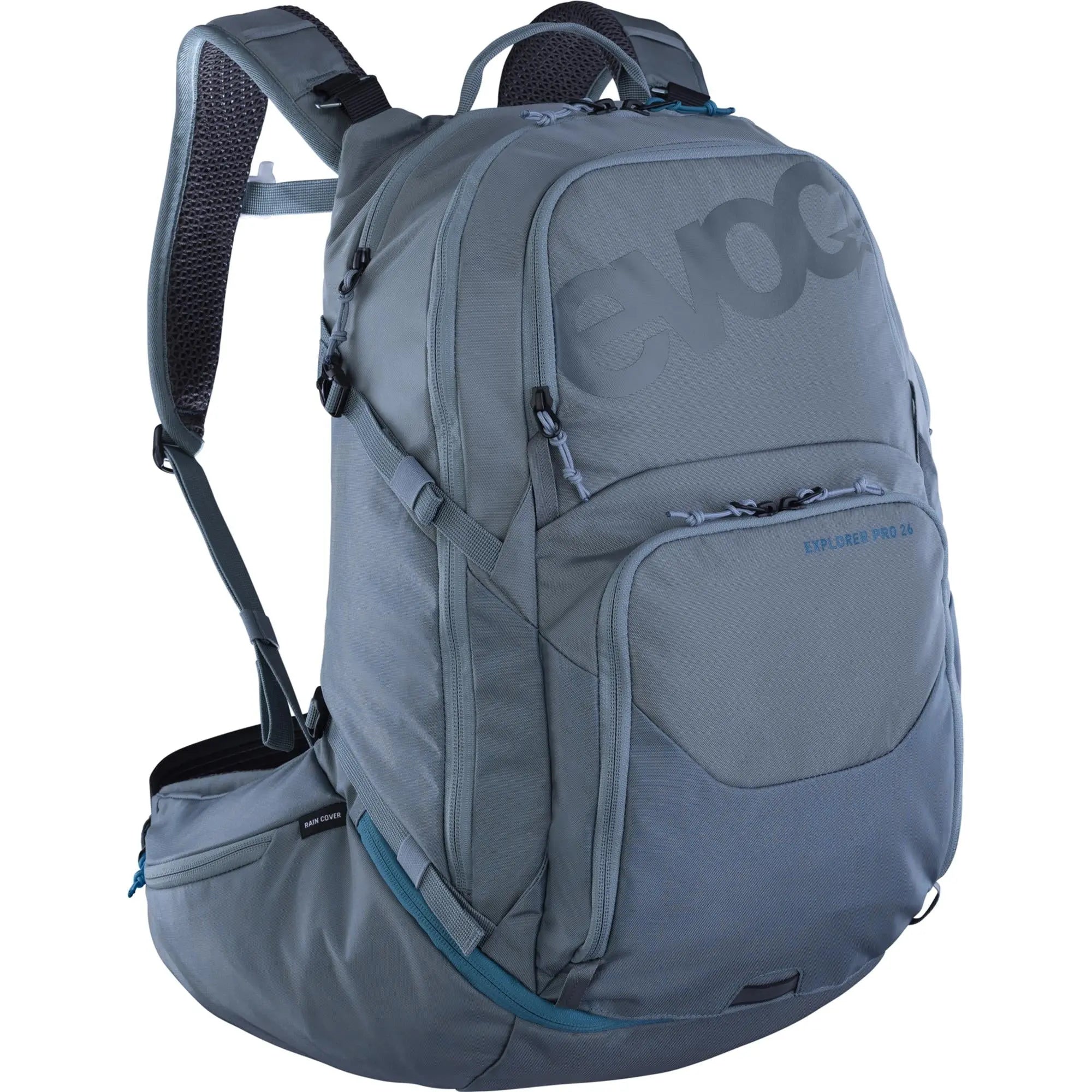 Evoc Explorer Pro Performance Backpack Steel - FREE UK Shipping, FREE 365 Day Returns | Moto Central