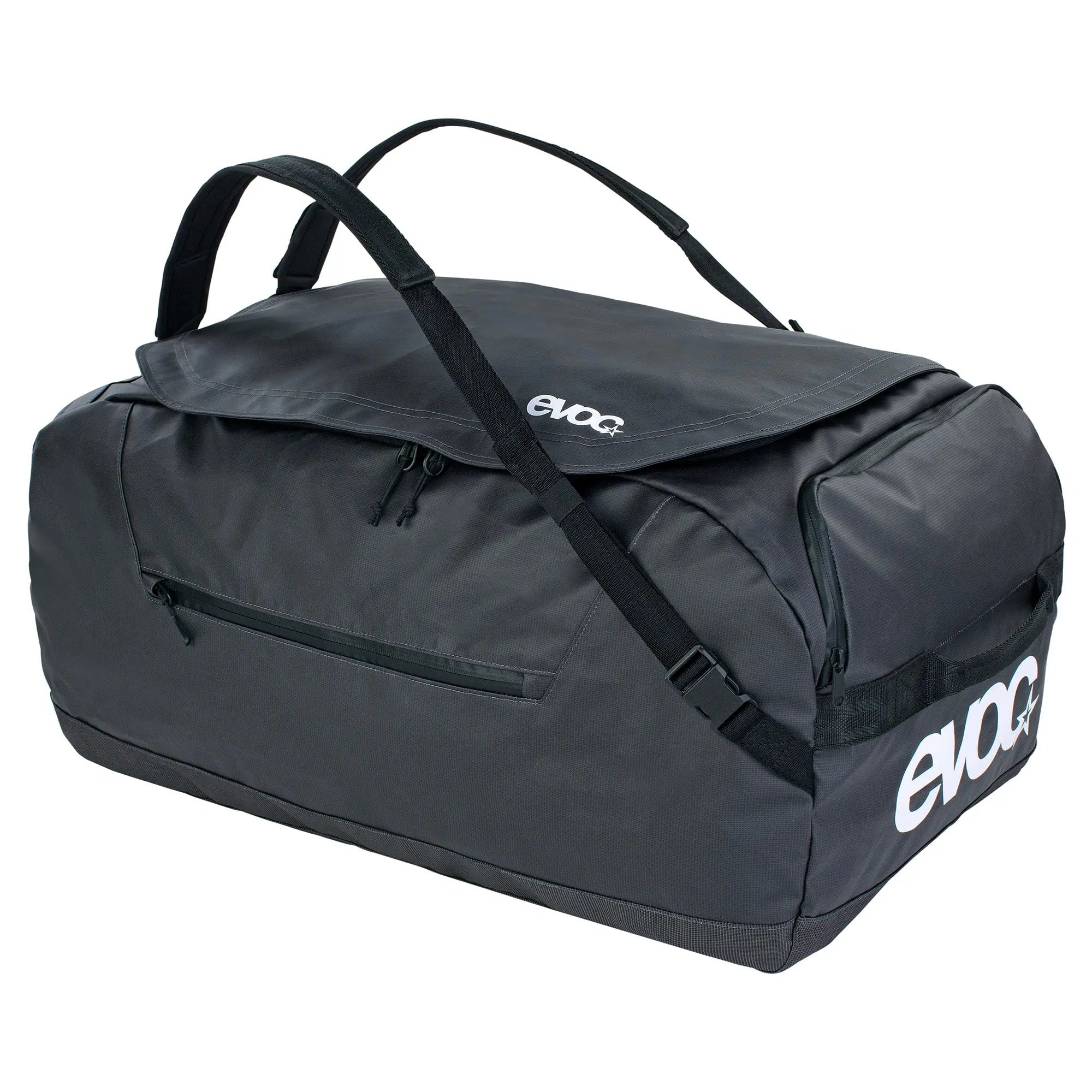 Evoc Duffle Bag Carbon Grey / Black - FREE UK Shipping, FREE 365 Day Returns | Moto Central