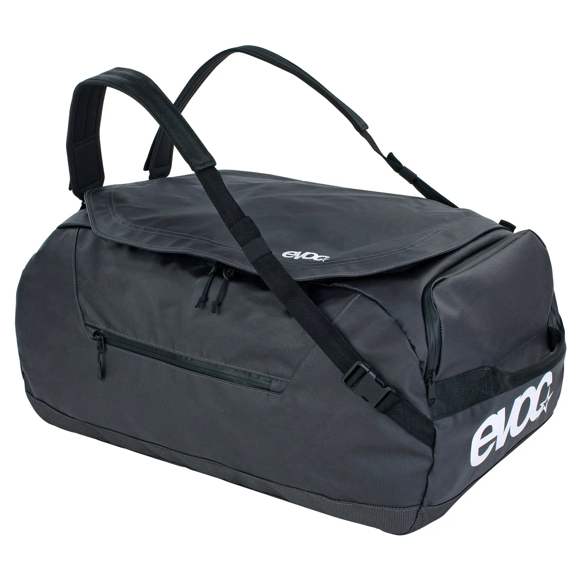 Evoc Duffle Bag Carbon Grey / Black - FREE UK Shipping, FREE 365 Day Returns | Moto Central