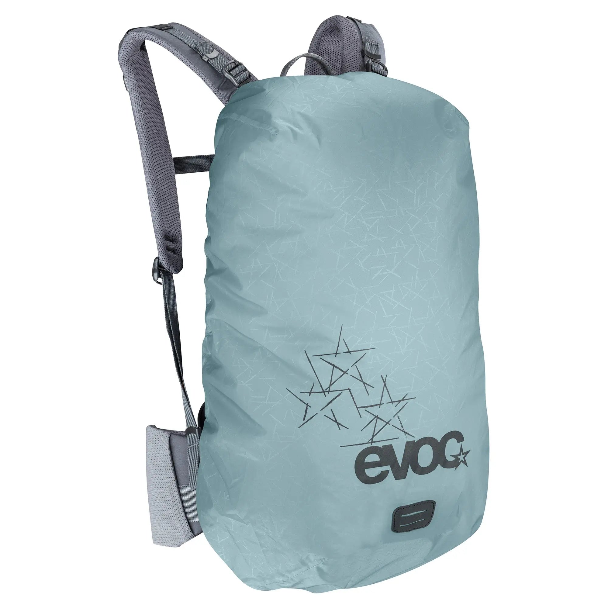 Evoc Raincover Sleeve For Backpack Steel - FREE UK Shipping, FREE 365 Day Returns | Moto Central