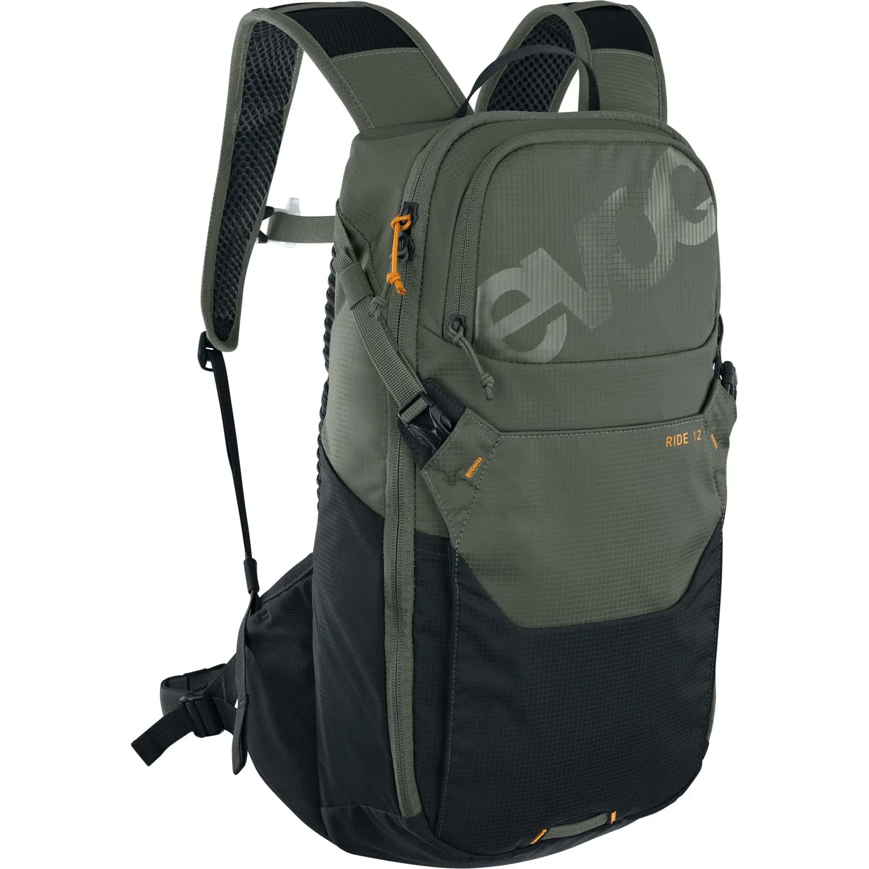 Evoc Ride Performance Backpack Dark Olive / Black - FREE UK Shipping, FREE 365 Day Returns | Moto Central