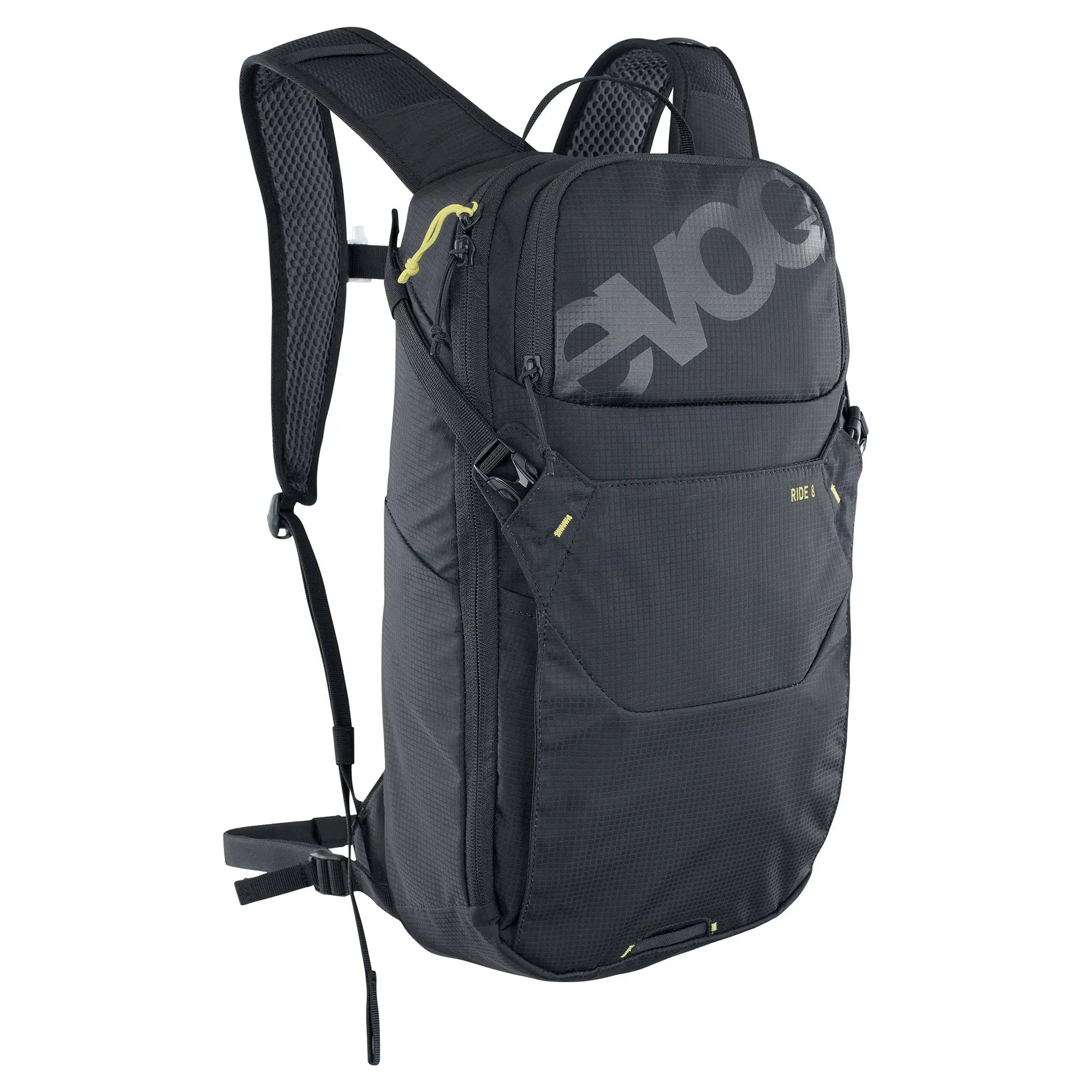 Evoc Ride Performance Backpack 8 L + 2 L Bladder Black - FREE UK Shipping, FREE 365 Day Returns | Moto Central