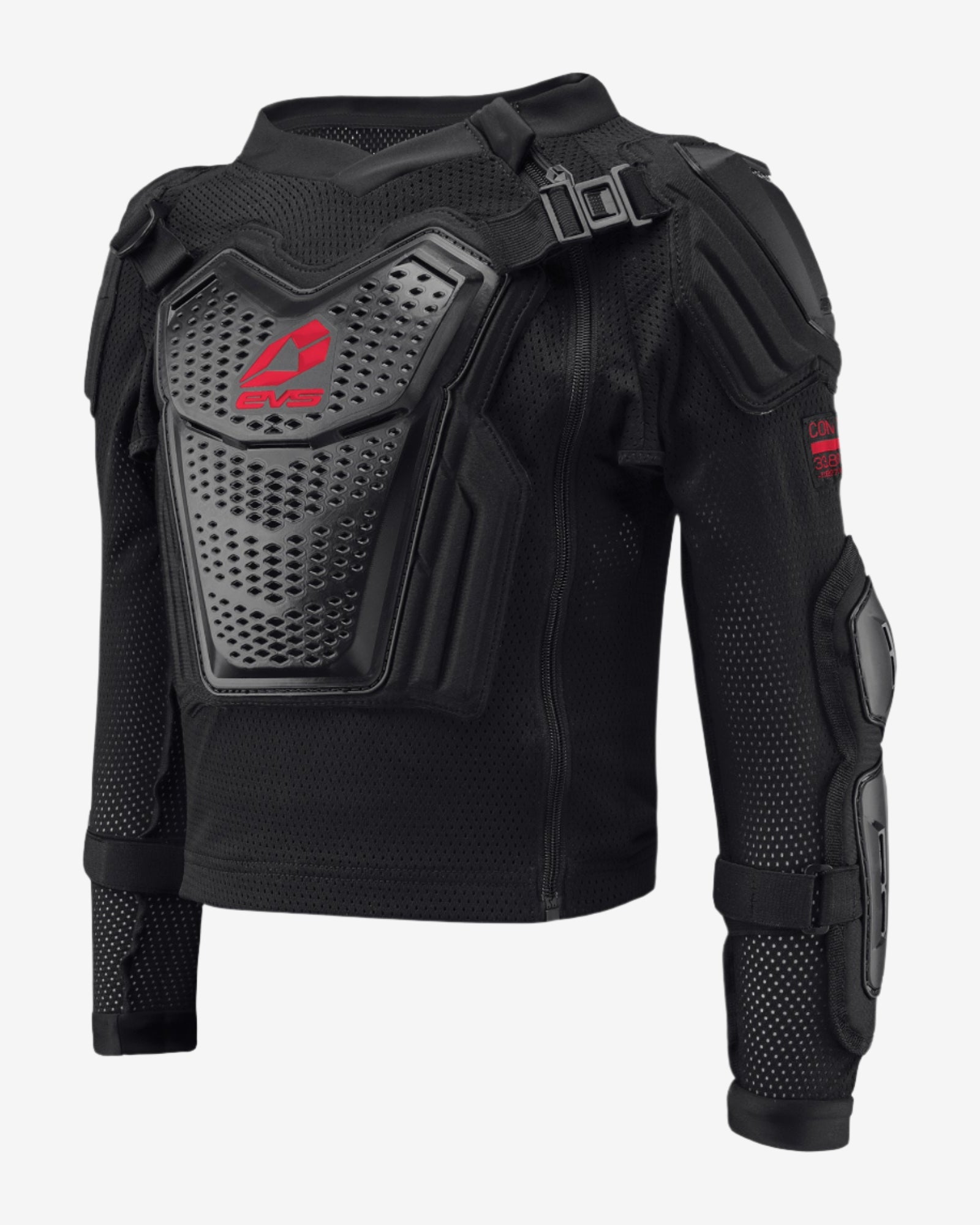 EVS Comp Youth Protection Suit Black, front product view