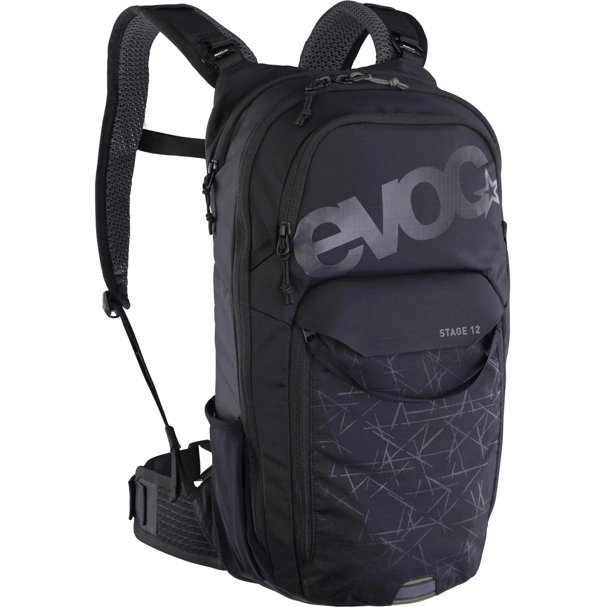 Evoc Stage Performance Backpack Black - FREE UK Shipping, FREE 365 Day Returns | Moto Central