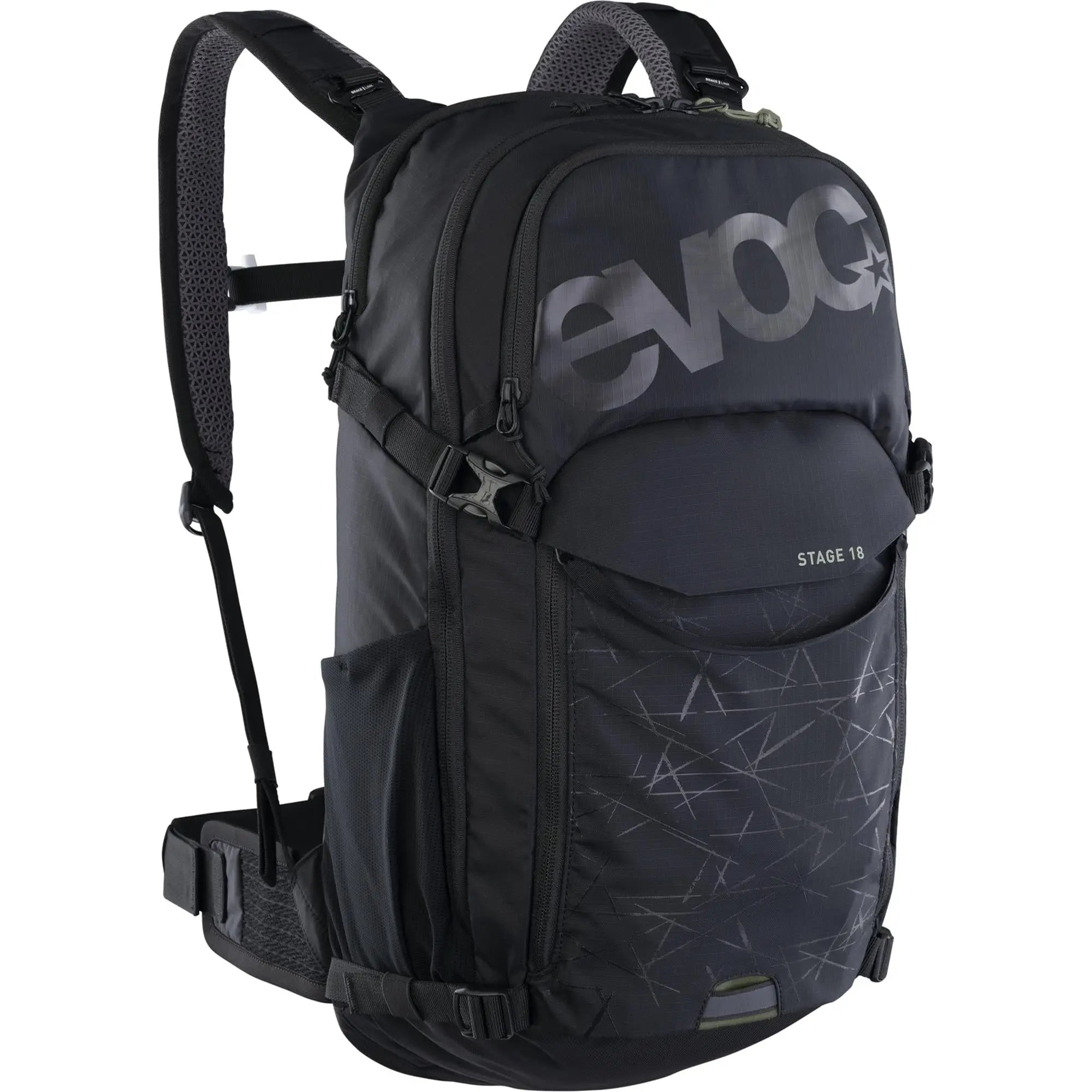 Evoc Stage Performance Backpack Black - FREE UK Shipping, FREE 365 Day Returns | Moto Central