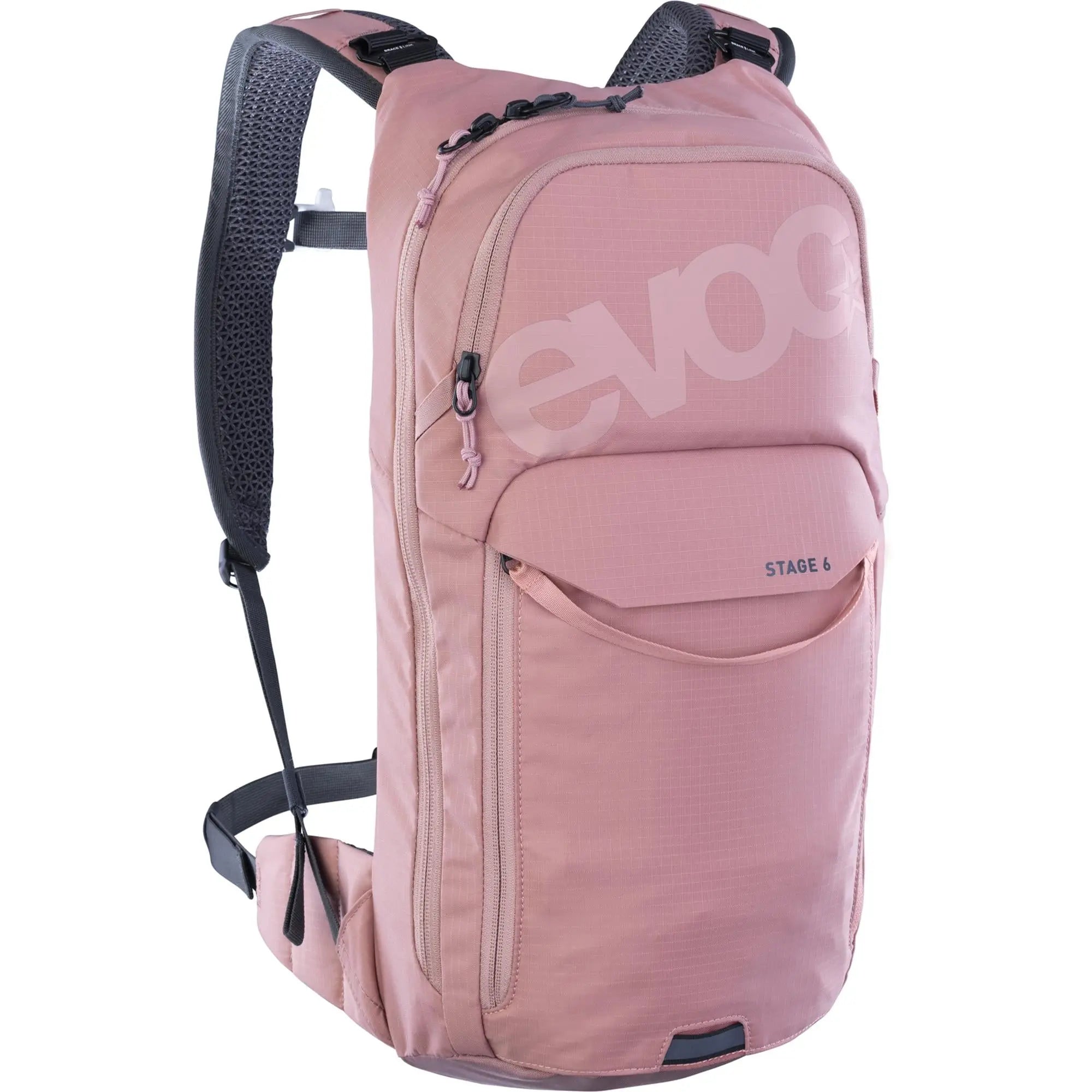 Evoc Stage 6 L Performance Backpack Dusty Pink - FREE UK Shipping, FREE 365 Day Returns | Moto Central