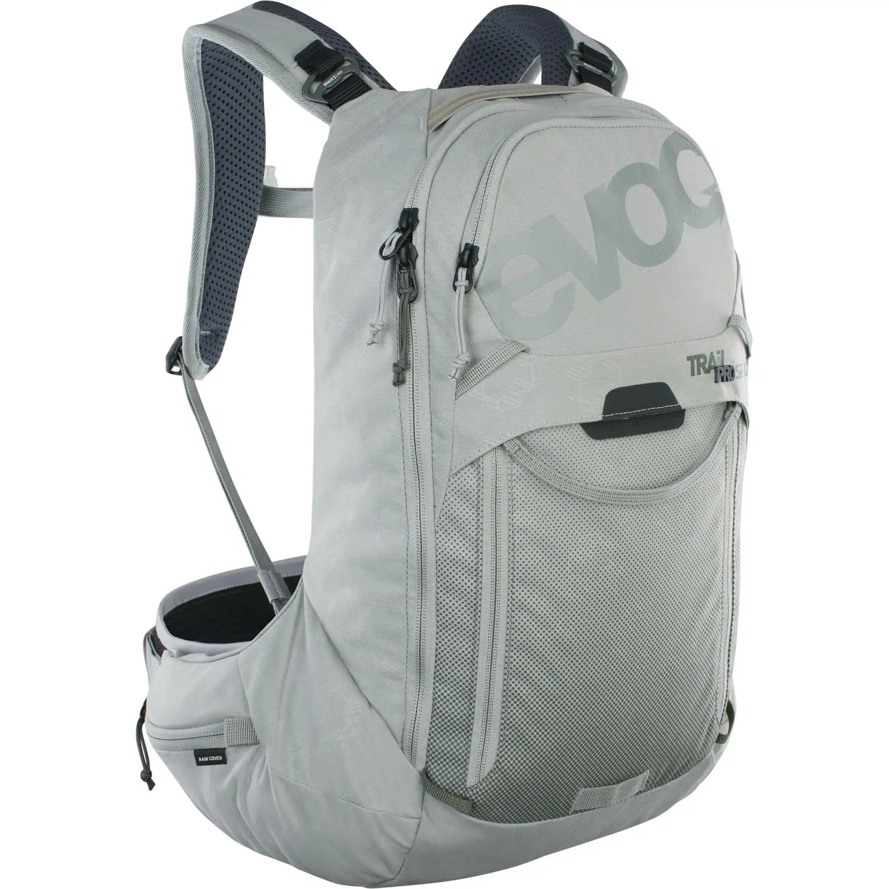 Evoc Trail Pro Protector SF Backpack Stone - FREE UK Shipping, FREE 365 Day Returns | Moto Central
