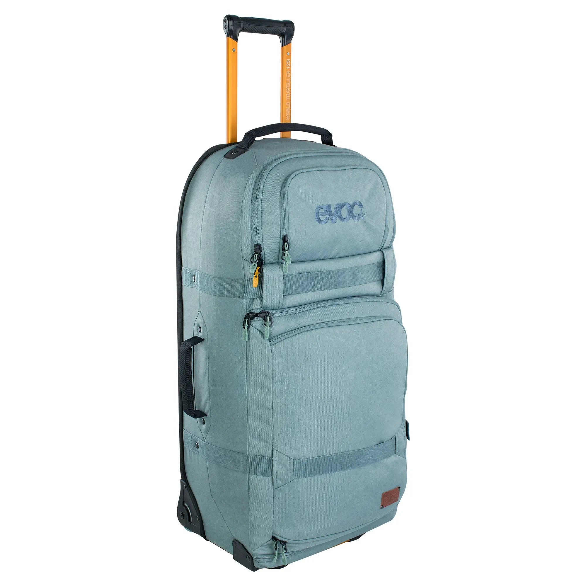 Evoc World Traveller Bag Steel - FREE UK Shipping, FREE 365 Day Returns | Moto Central
