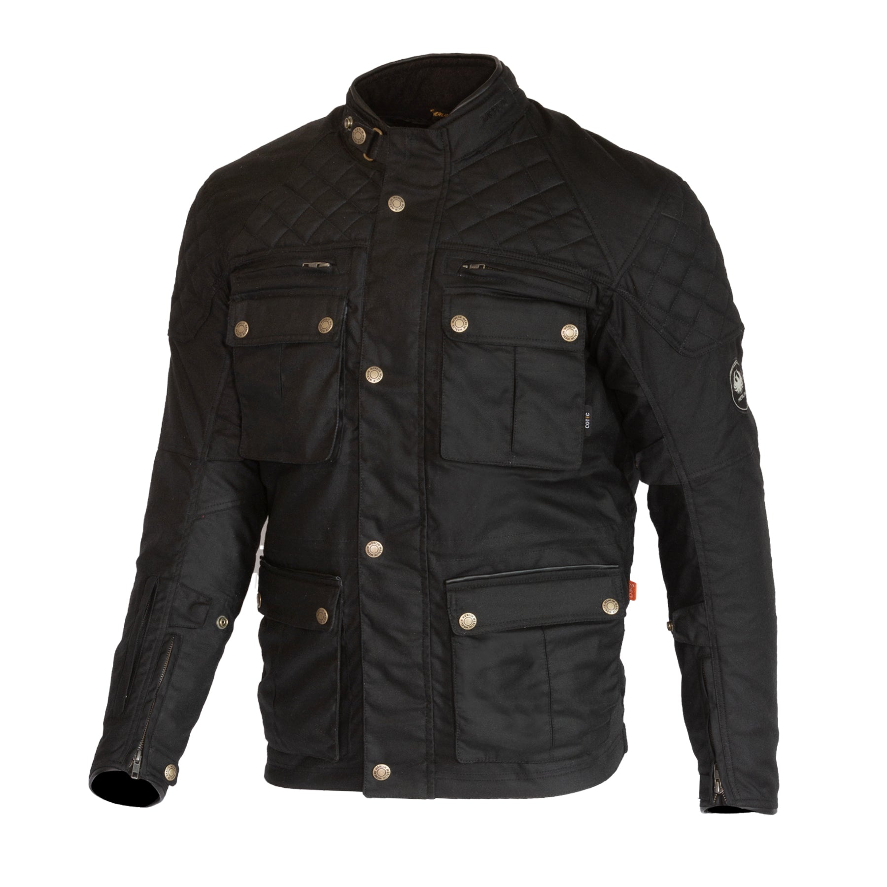 Merlin Edale 2 Cotec Jacket Black FREE UK Delivery, FREE 365 Day Returns | Moto Central