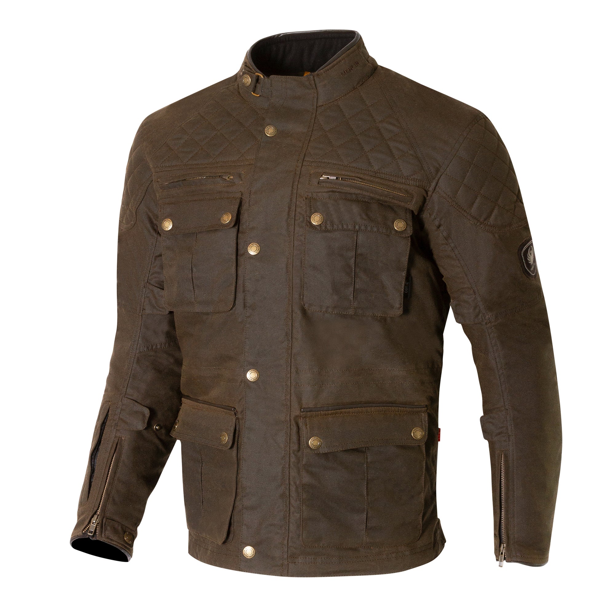 Merlin Edale 2 Cotec Jacket Olive FREE UK Delivery, FREE 365 Day Returns | Moto Central