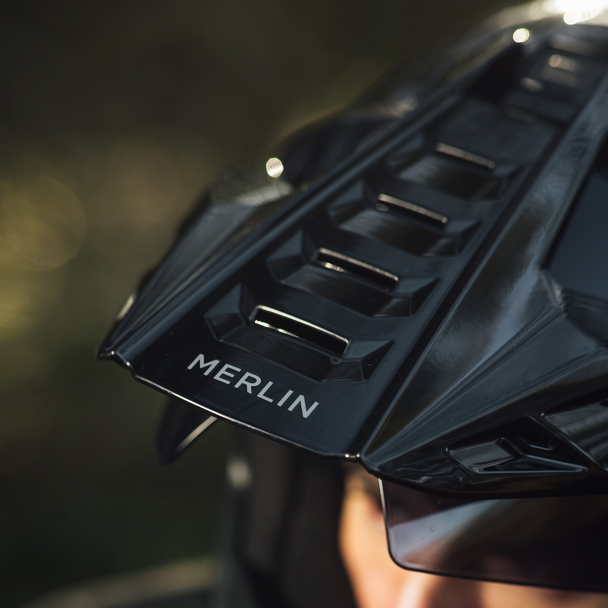 Merlin Torres Gloss Black FREE UK Delivery, FREE 365 Day Returns | Moto Central