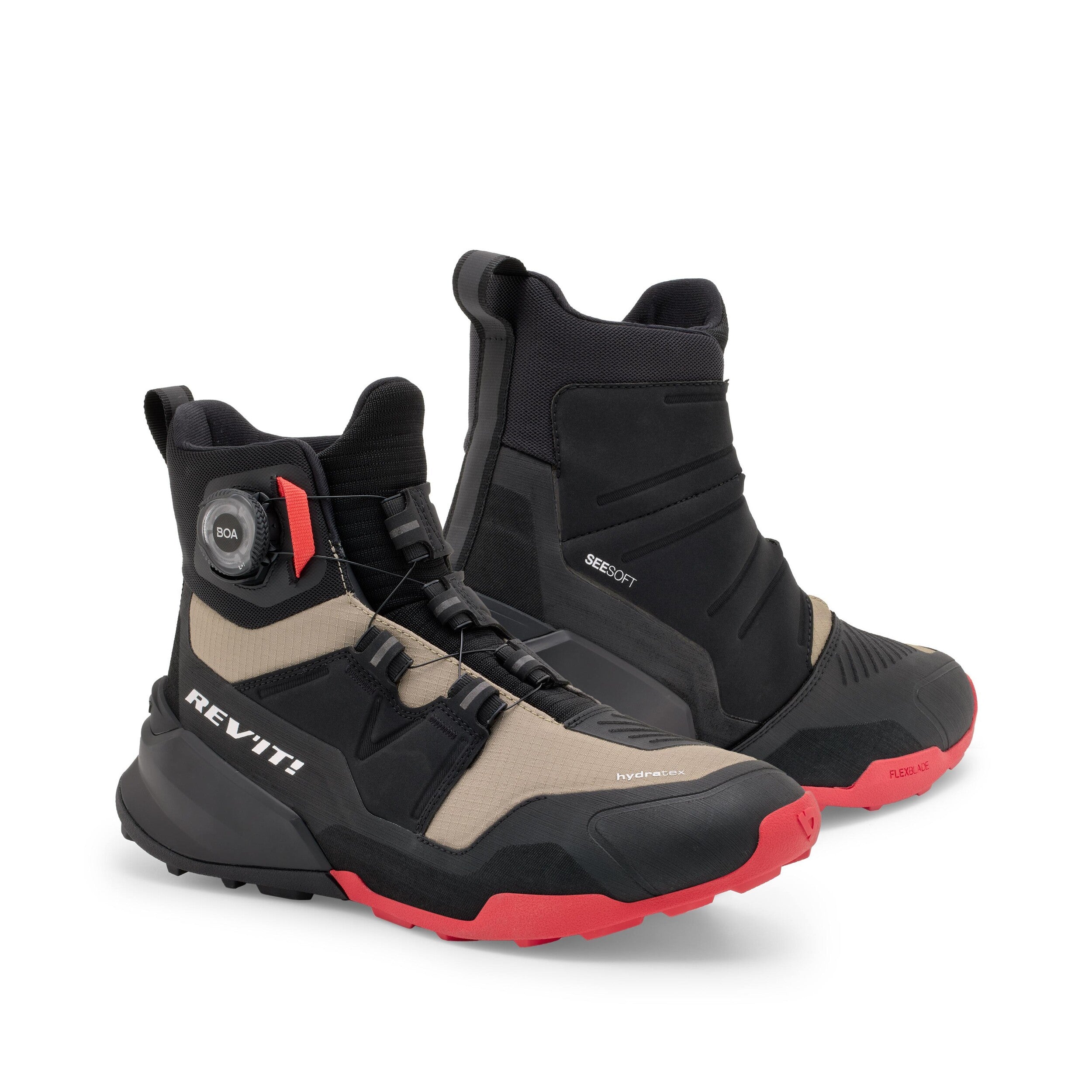 Revit Undercut H2O Shoes Black / Sand front view