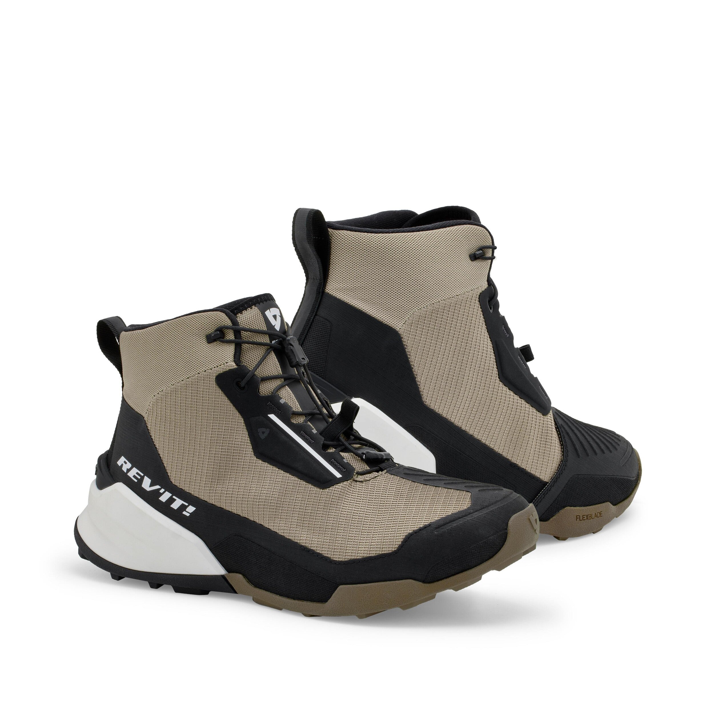 Revit Subduction Shoes Black / Sand front view