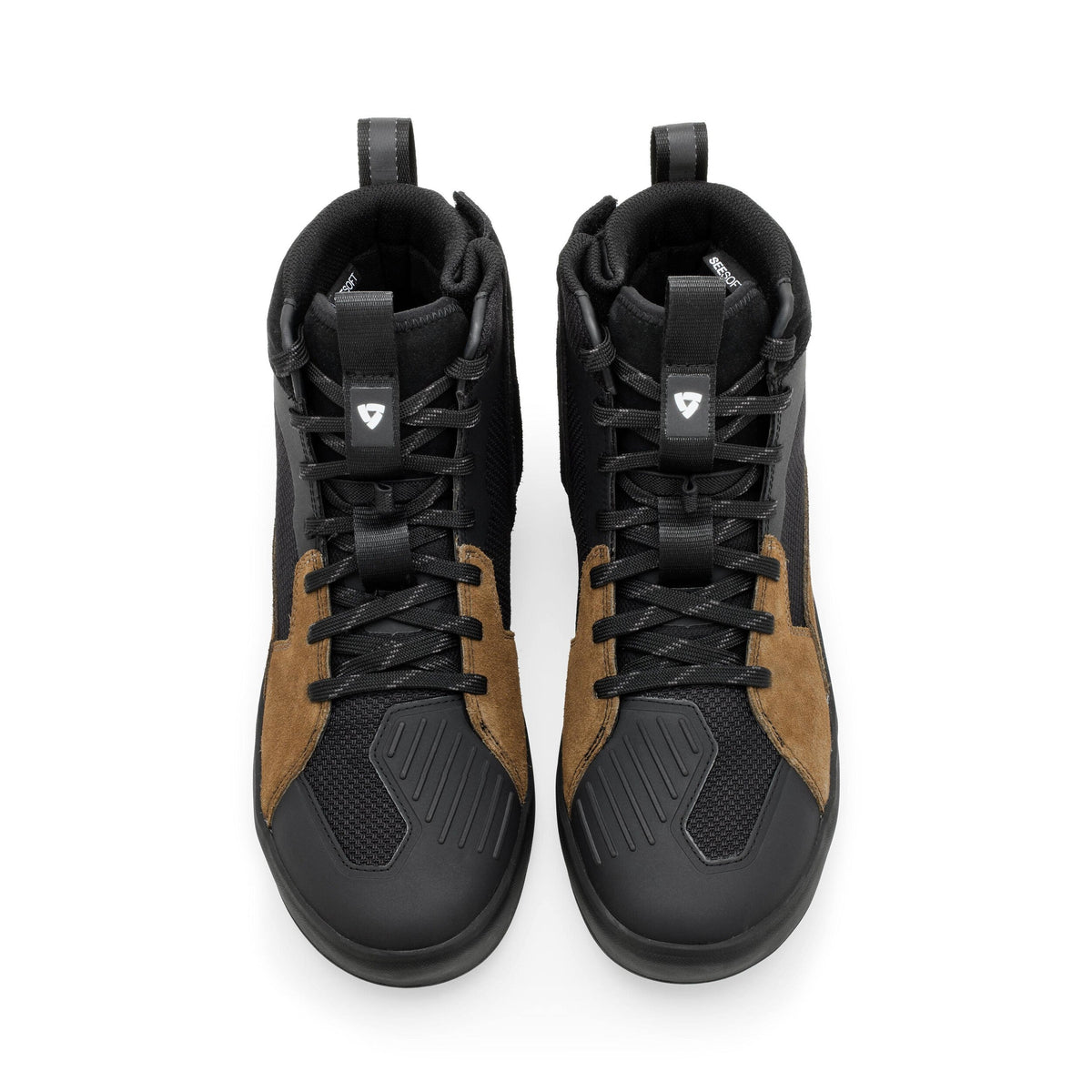 Revit Arrow 2 Shoes Brown / Black top view of pair