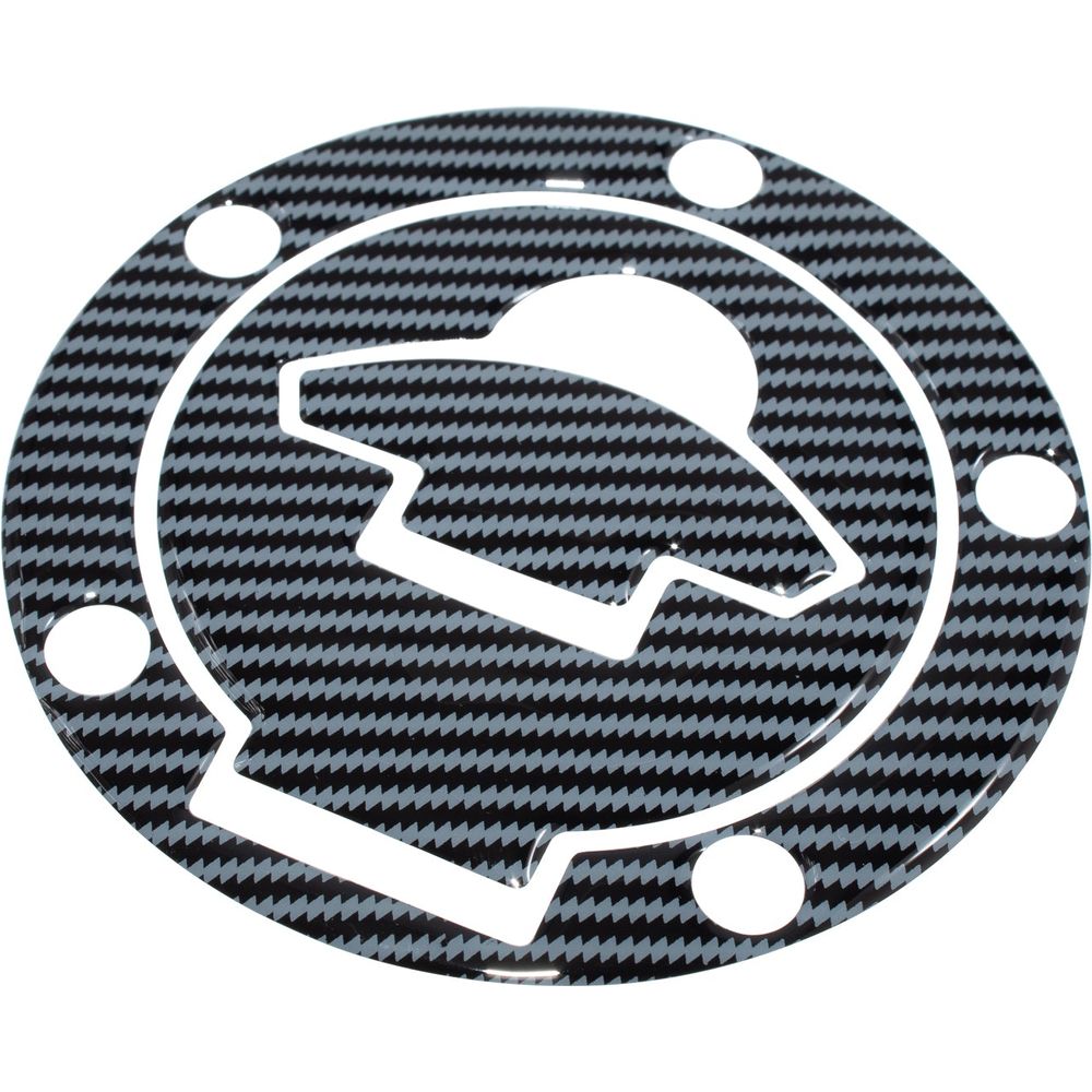 Bike It Fuel Cap Decal 3 Piece Set Carbon Effect For Ducati 5 Hole