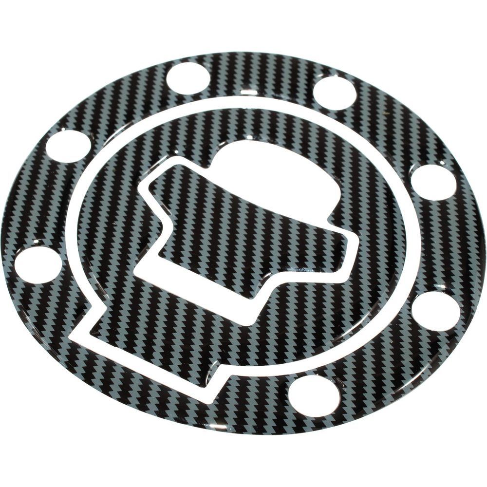 Bike It Fuel Cap Decal 3 Piece Set Carbon Effect For Suzuki 2000 Onwards 7 Hole