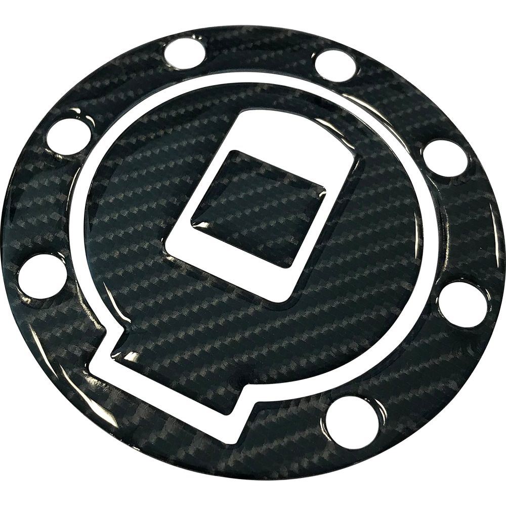 Bike It Fuel Cap Decal 3 Piece Set Carbon Effect For Yamaha Up To 1999 7 Hole