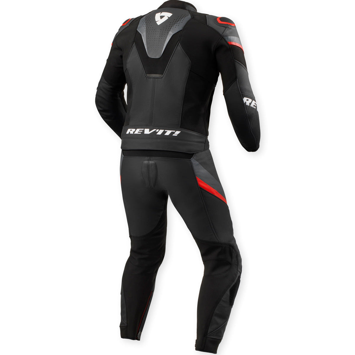 Revit Combi Beta 2 Pieces Leather Suit Black / Anthracite FREE UK Delivery, FREE 365 Day Returns - Moto Central