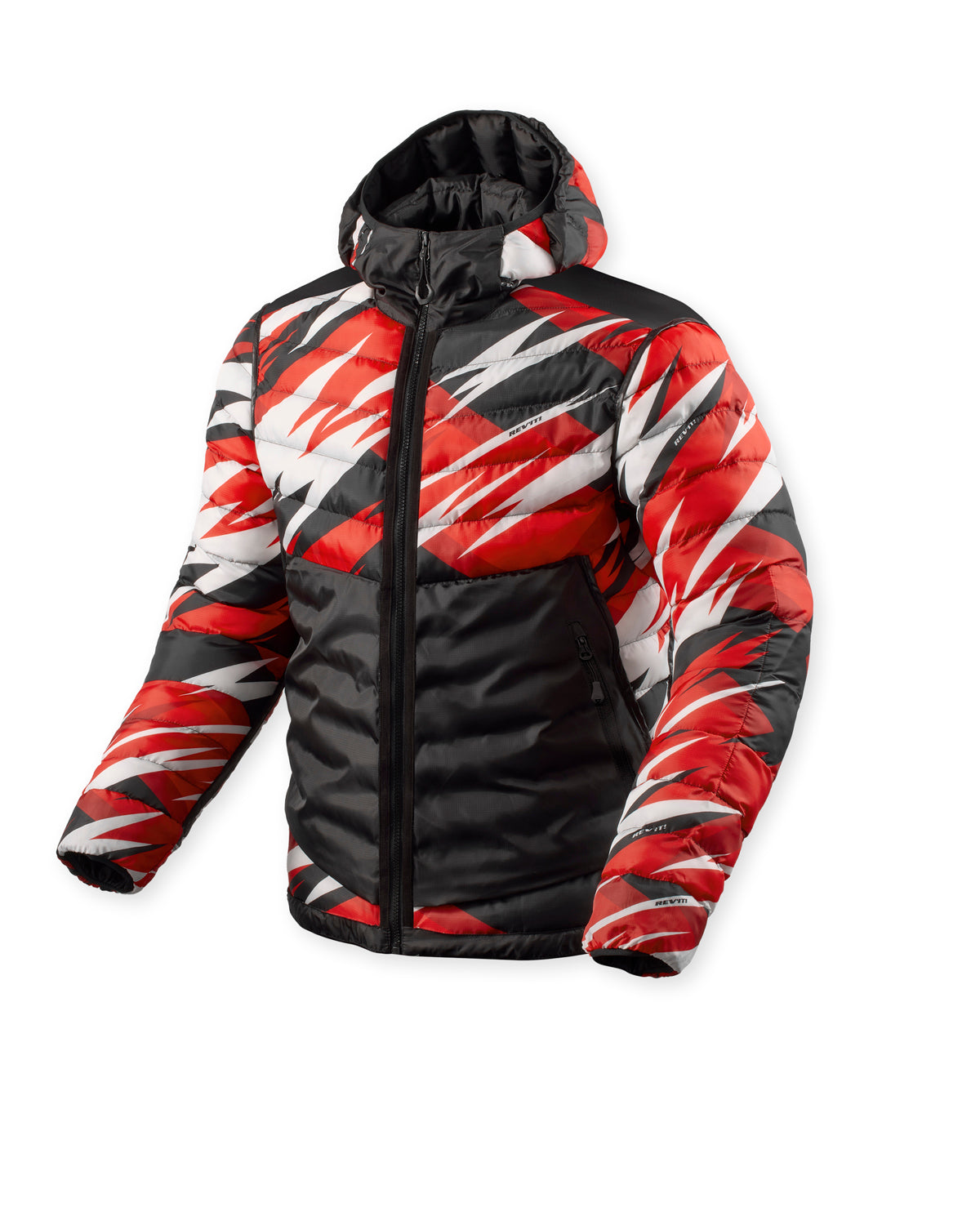 Revit Payload Textile Jacket Black / Red FREE UK Delivery, FREE 365 Day Returns - Moto Central