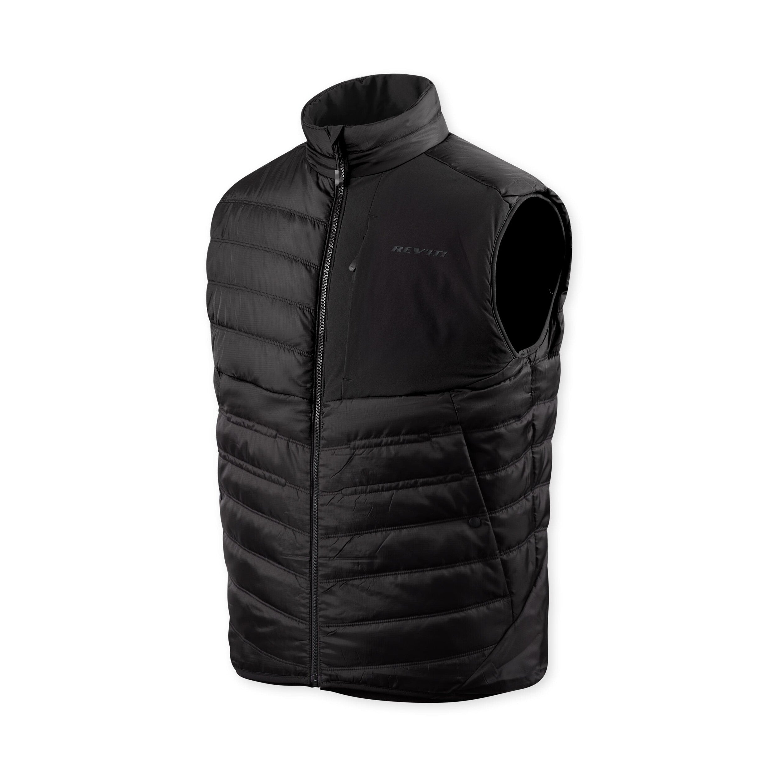Revit Finley 2 Body Warmer Black front view