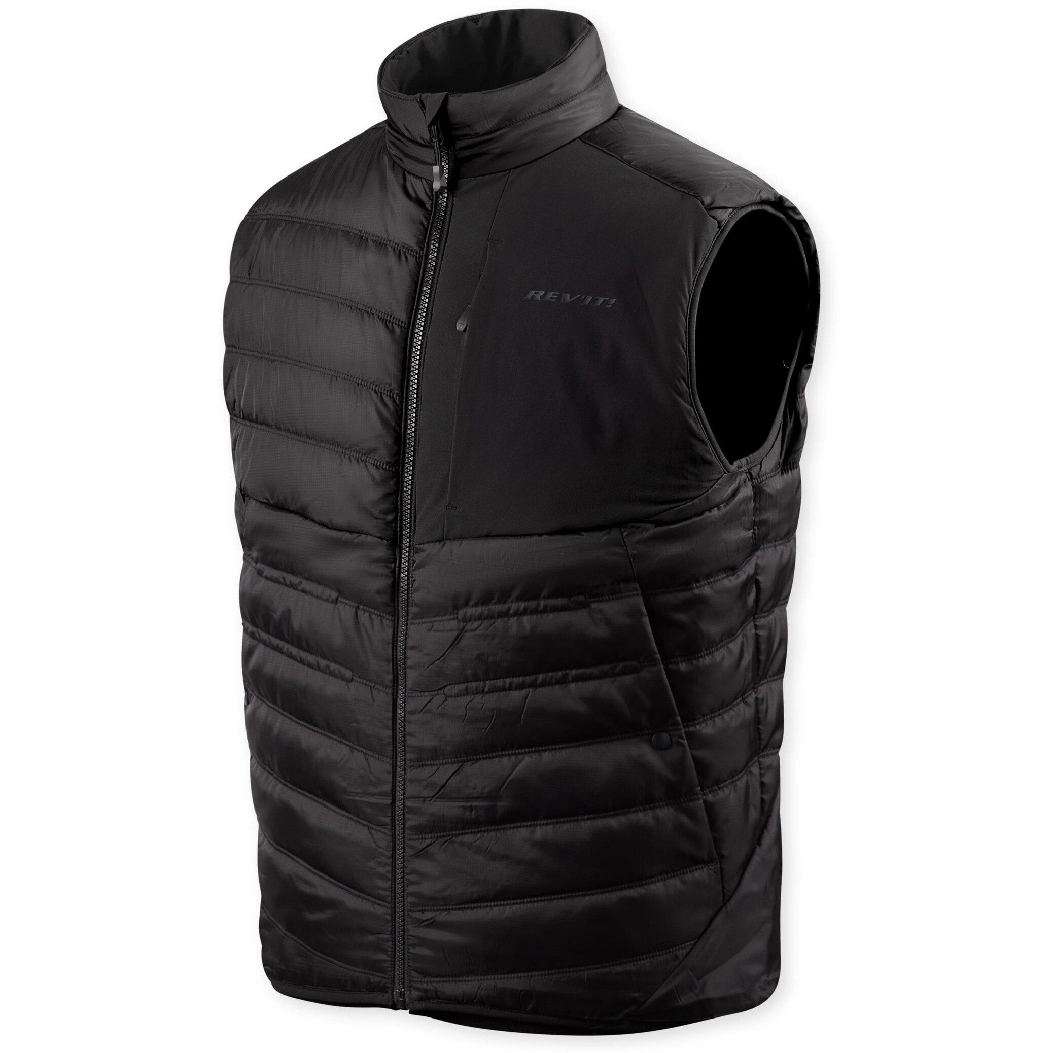Revit Finley 2 Body Warmer Black front view