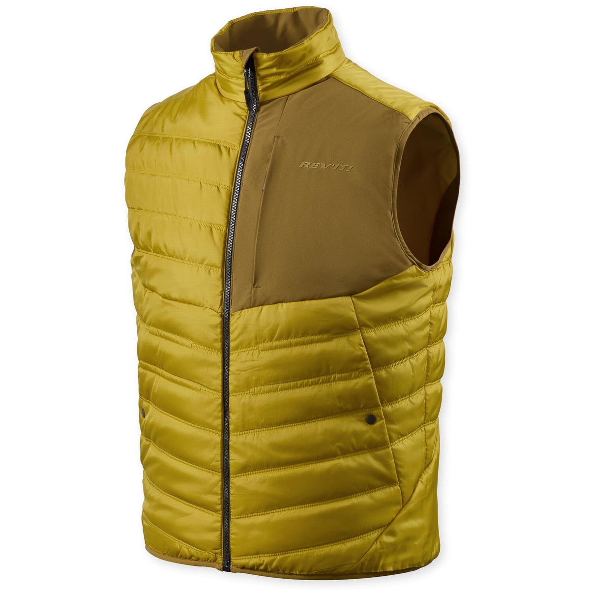 Revit Finley 2 Body Warmer Ocher Yellow front view