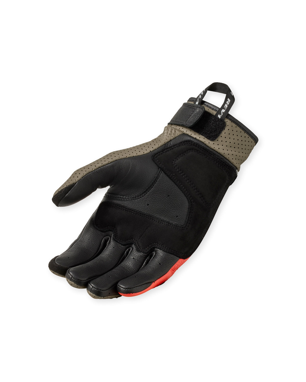 Revit Lewisville Leather Gloves Sand / Red FREE UK Delivery, FREE 365 Day Returns - Moto Central