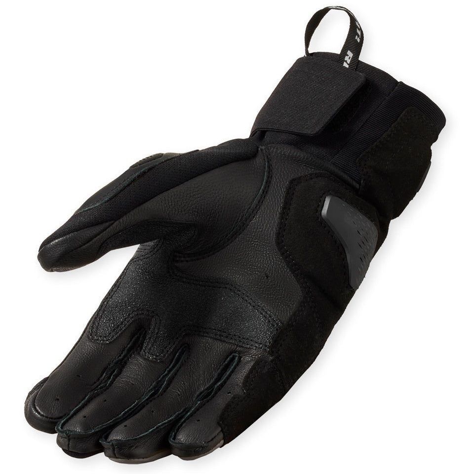 Revit Combustion Leather / Textile Gloves Black – single glove view