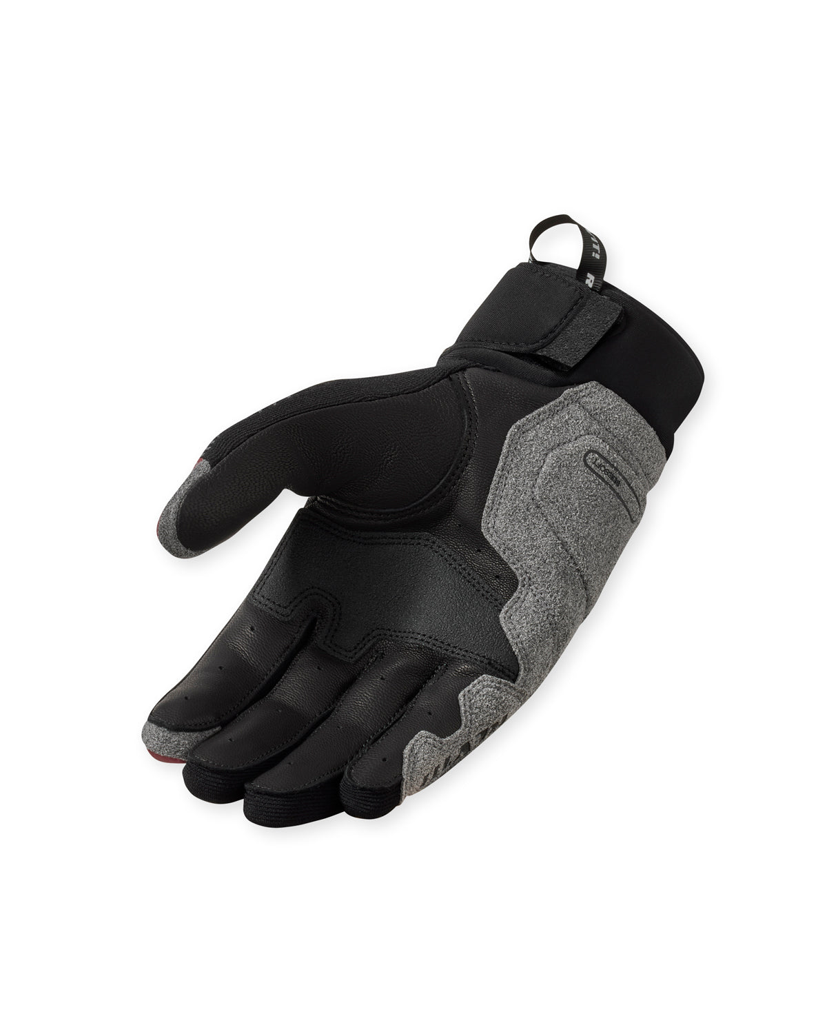 Revit Kinetic 2 Leather / Textile Gloves Black / Red FREE UK Delivery, FREE 365 Day Returns - Moto Central