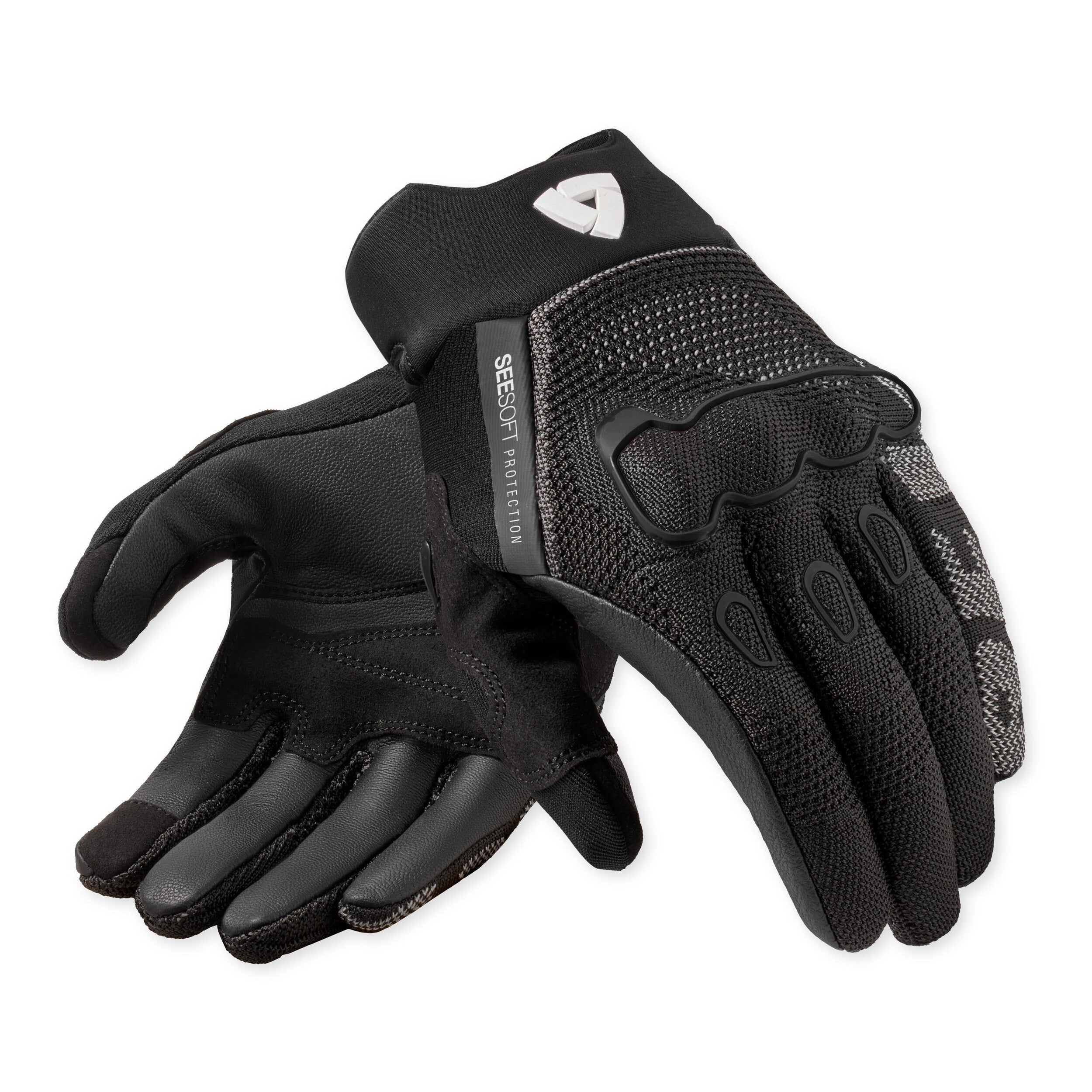 Revit Hyperspeed 3 Gloves Black front view