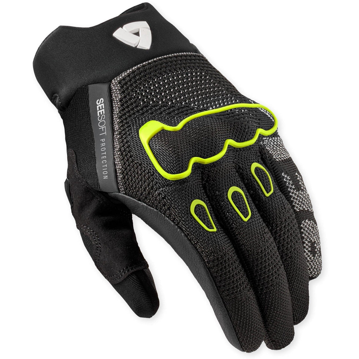 Revit Hyperspeed 3 Gloves Black / Neon Yellow back view