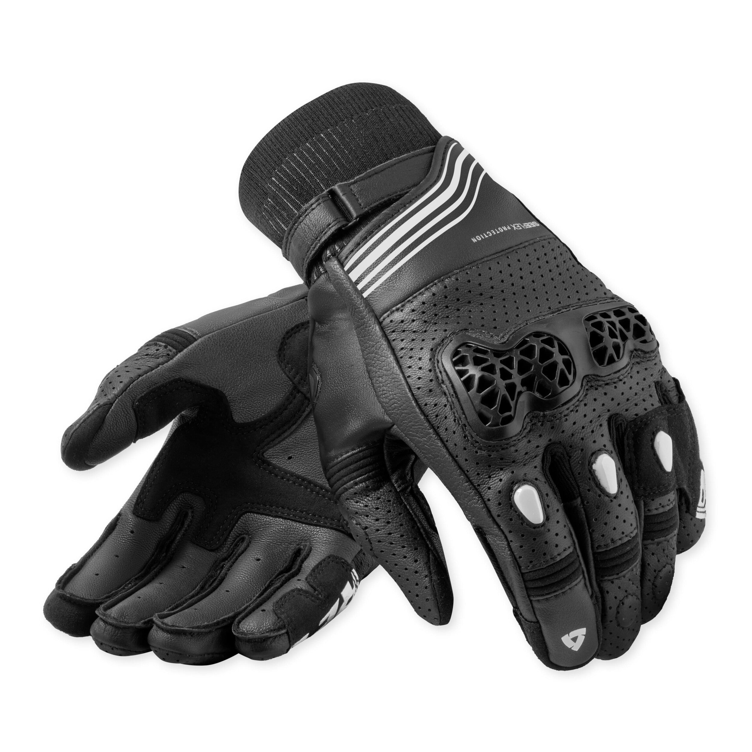 Revit Positron Gloves Black / White front view