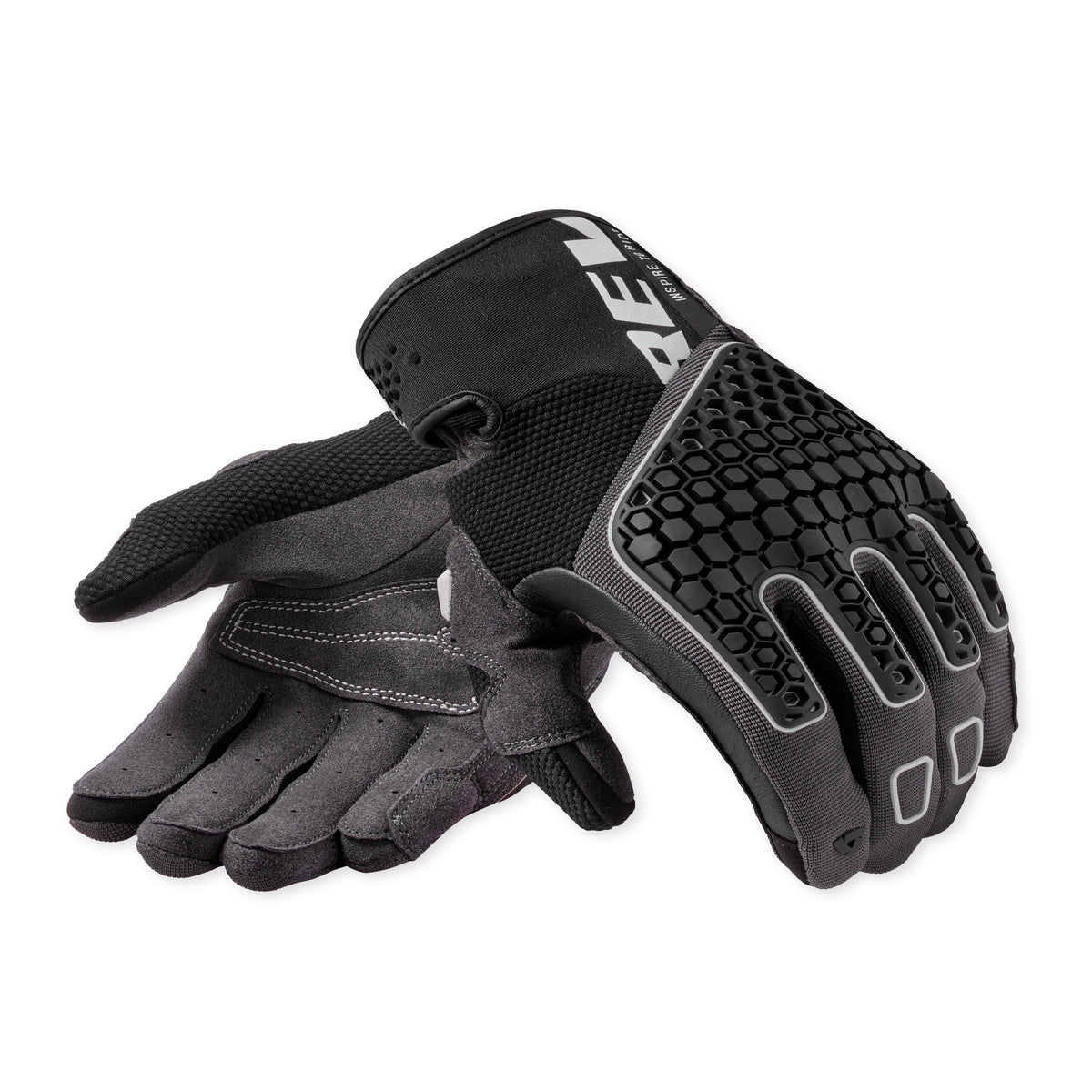 Revit Mangrove 2 Gloves Black / Grey FREE UK Delivery, FREE 365 Day Returns | Moto Central