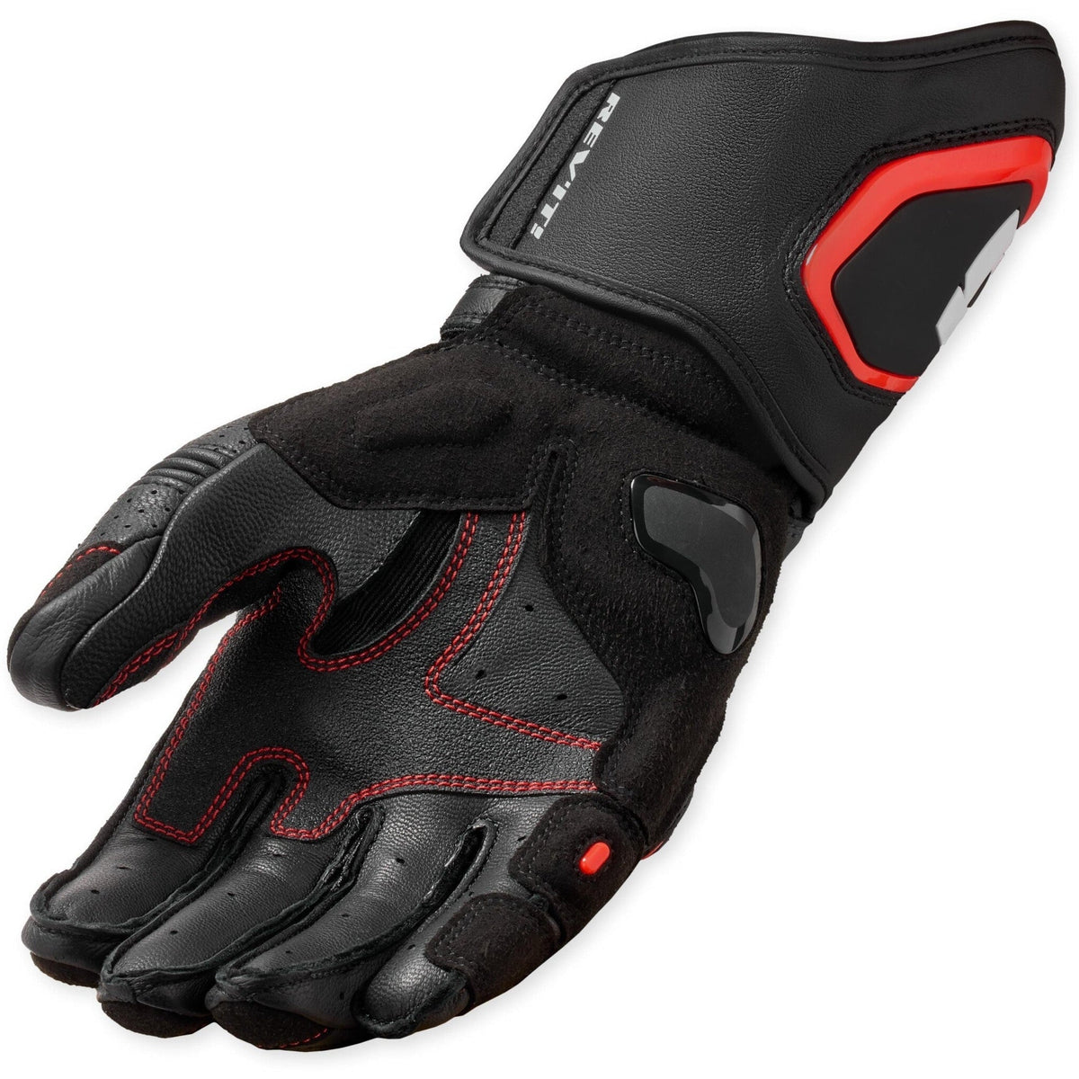 Revit Argon 3 Gloves Black / Neon Red palm view