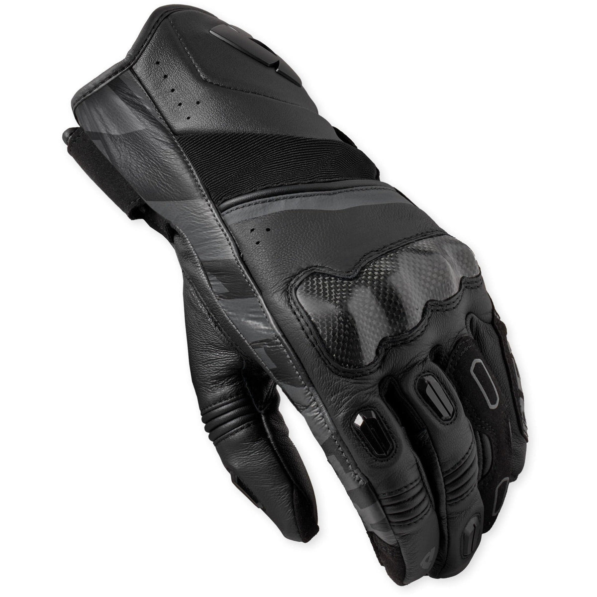 Revit RSR 5 Gloves Black back-of-hand view
