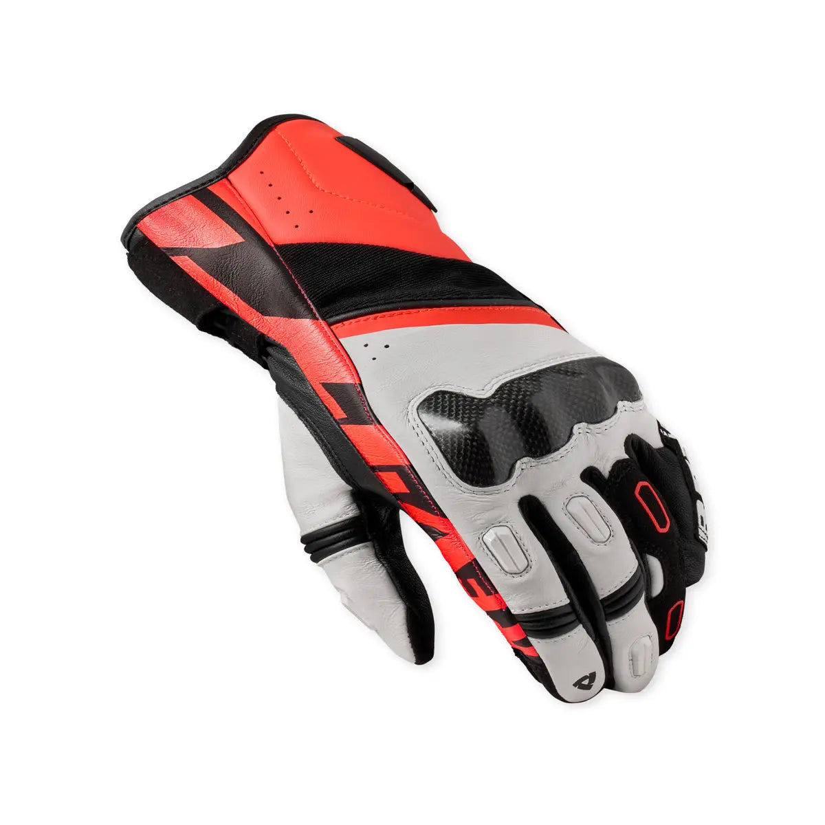 Revit RSR 5 Gloves White / Neon Red FREE UK Delivery, FREE 365 Day Returns | Moto Central