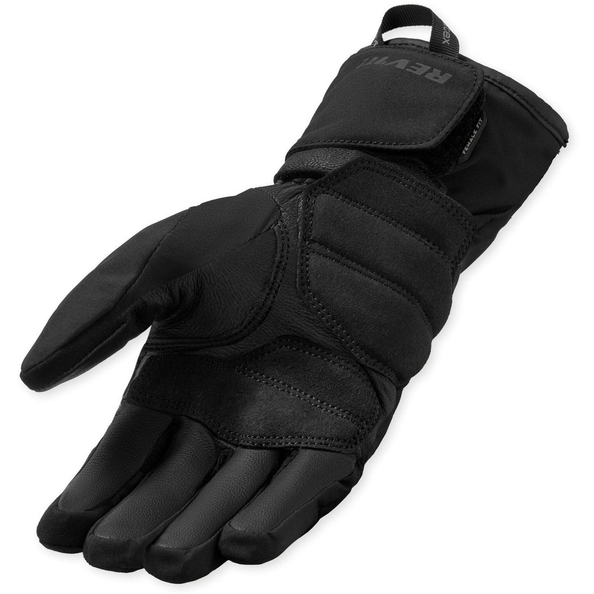 Revit Convergent H2O Ladies Gloves Black palm view