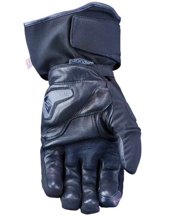 Five WFX-1 Evo Waterproof Leather / Textile Gloves Black FREE UK Delivery, FREE 365 Day Returns | Moto Central