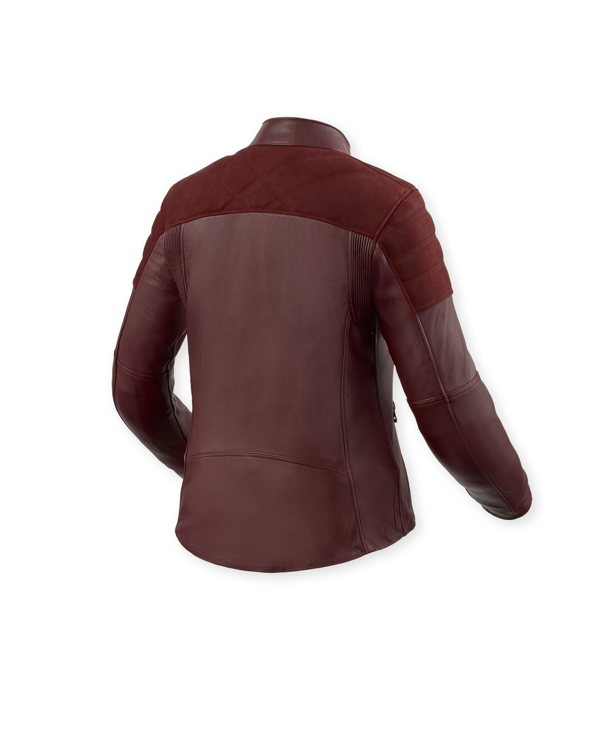 Revit London Ladies Leather Jacket Aubergine FREE UK Delivery, FREE 365 Day Returns - Moto Central