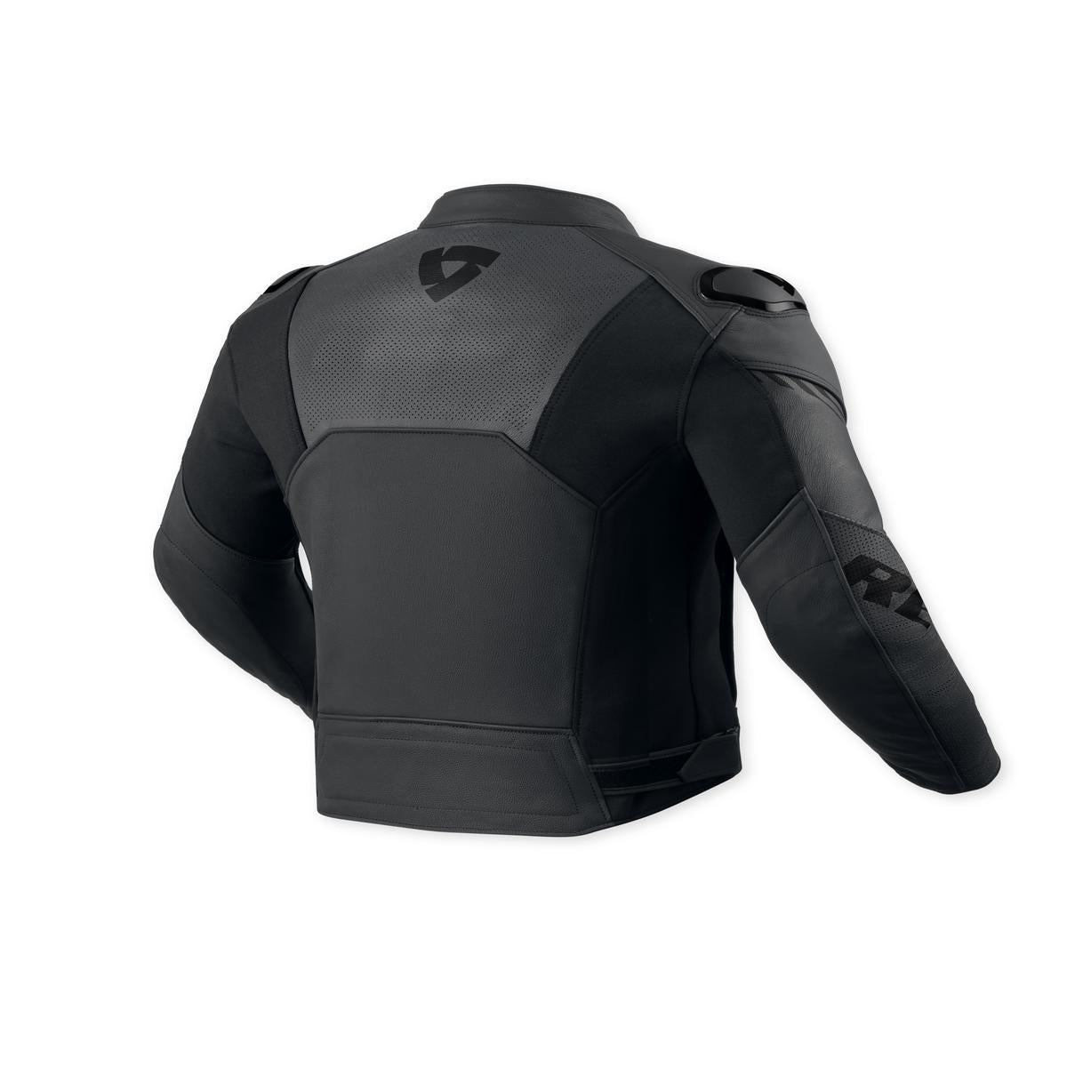 Revit Argon 3 Leather Jacket Black / Anthracite FREE UK Delivery, FREE 365 Day Returns | Moto Central