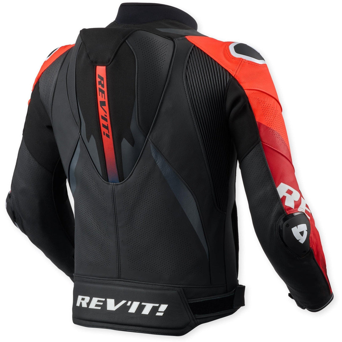 Revit Hyperspeed 3 Pro Leather Jacket Black / Red back view