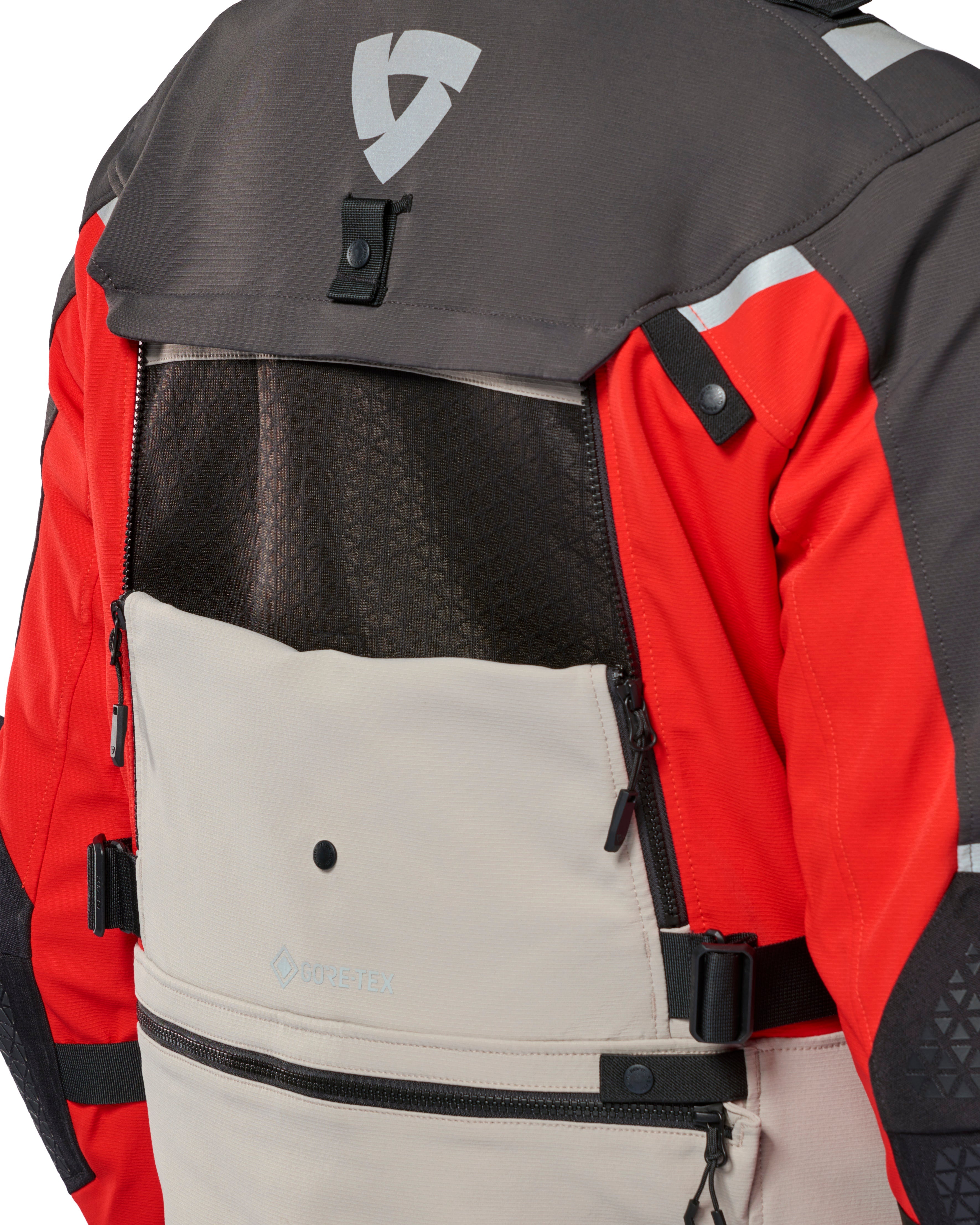 Revit Defender 4 Gore-Tex Jacket Anthracite / Red