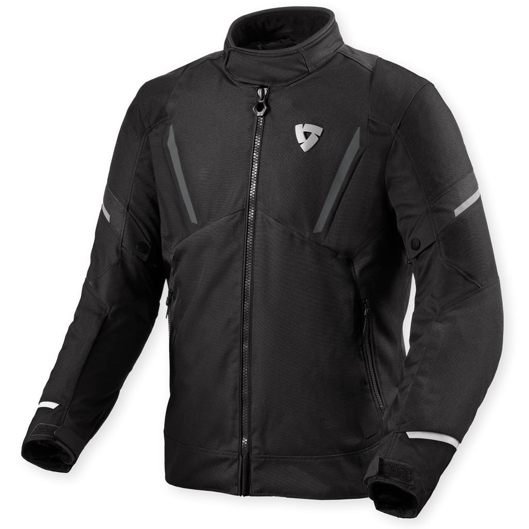 Revit Undulate H2O Textile Jacket Black / White, front view
