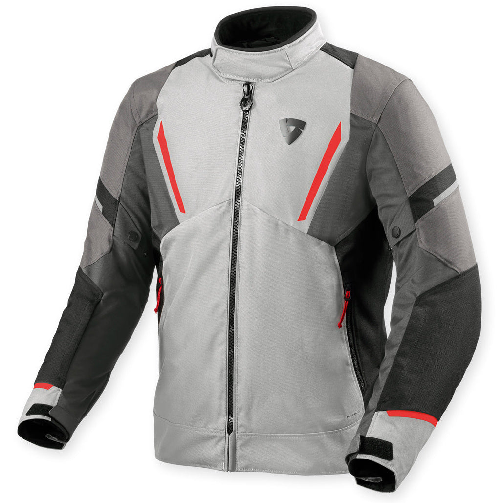 Revit Undulate H2O Textile Jacket Silver / Grey, front view