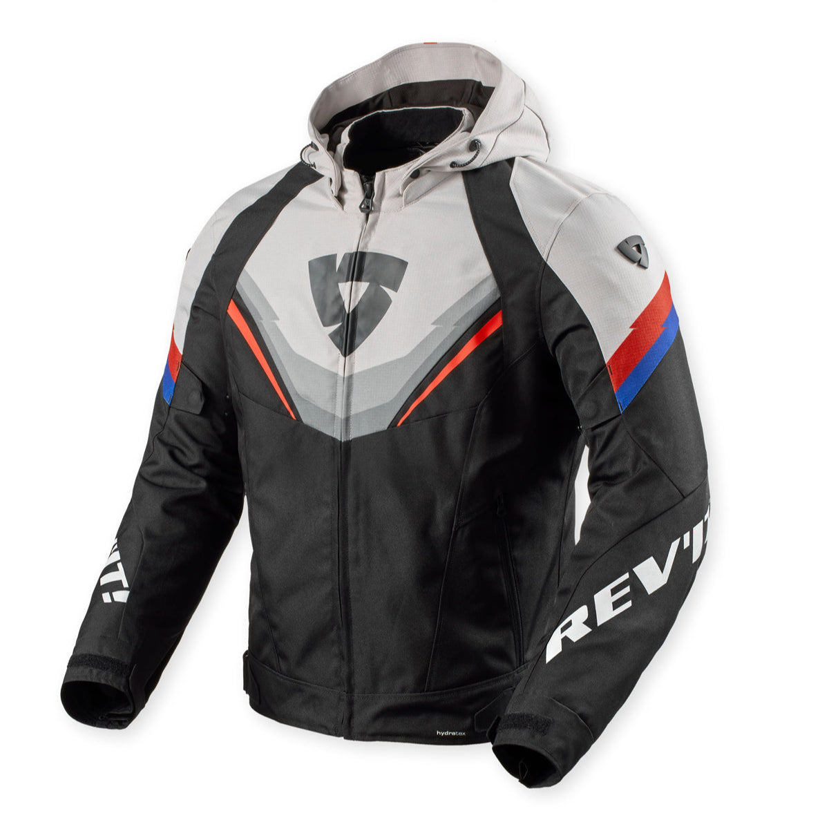 Revit Quantum 3 H2O Textile Jacket Black / Light Grey FREE UK Delivery, FREE 365 Day Returns - Moto Central