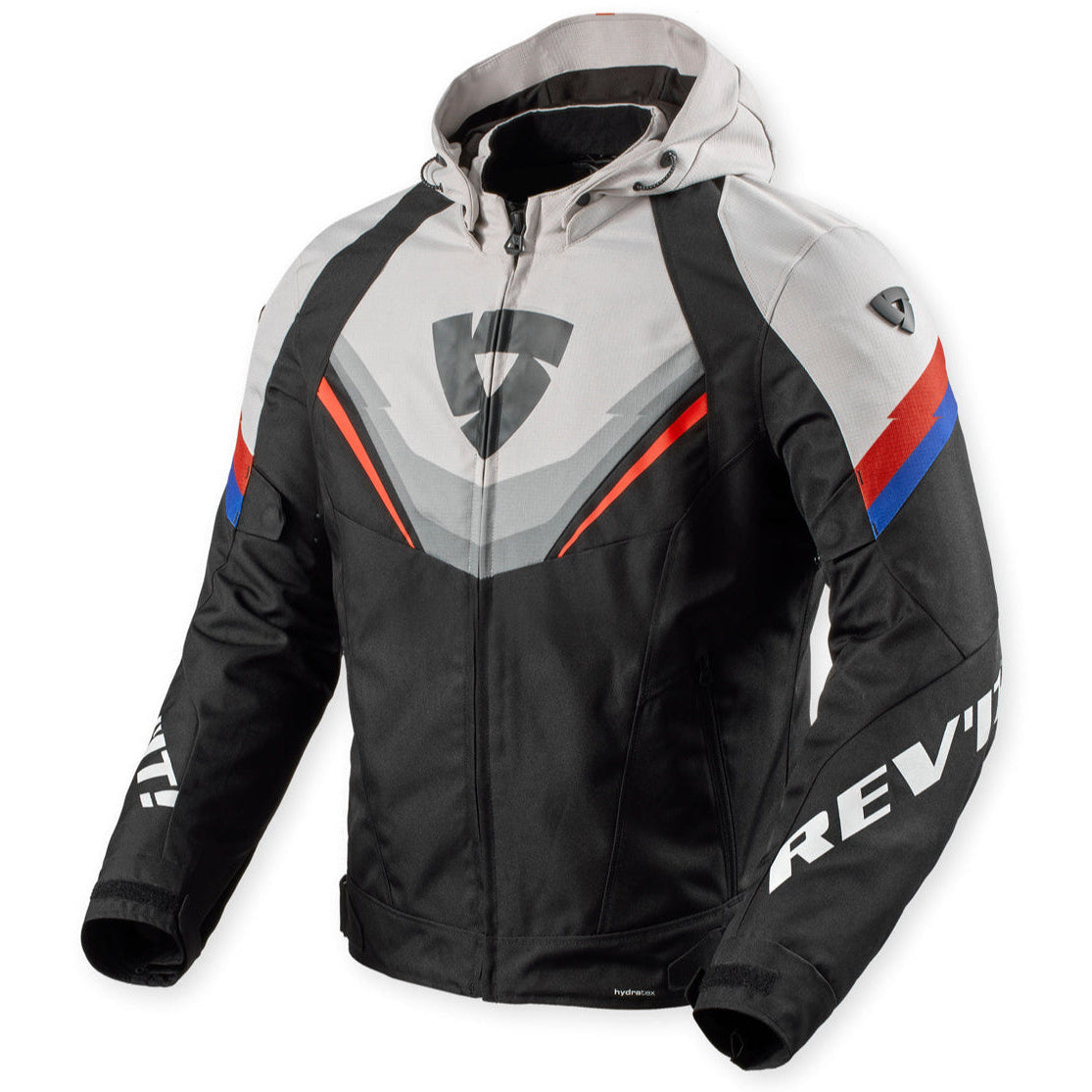 Revit Quantum 3 H2O Textile Jacket Black / Light Grey – front view