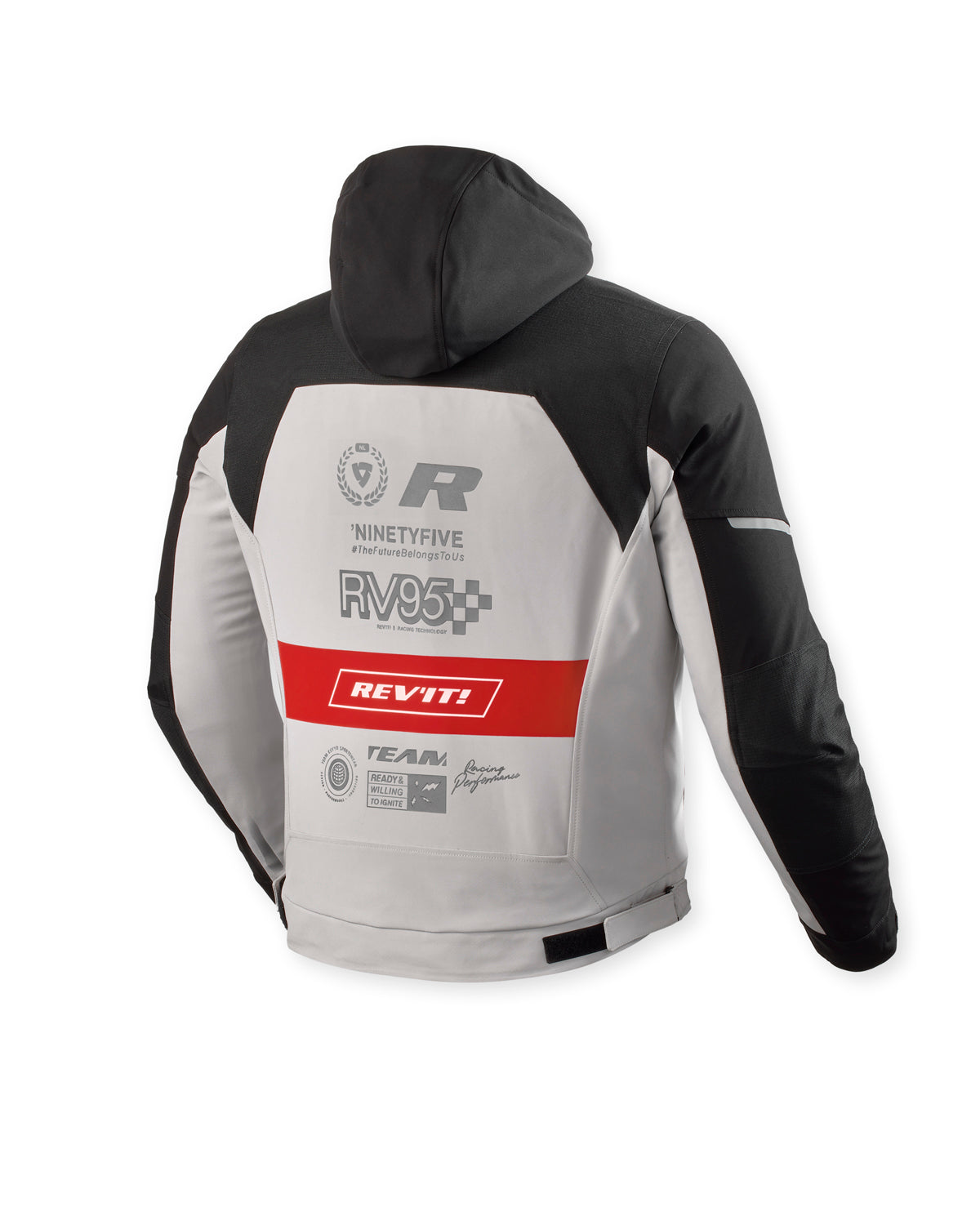 Revit Haste H2O Textile Jacket Black / Red FREE UK Delivery, FREE 365 Day Returns - Moto Central
